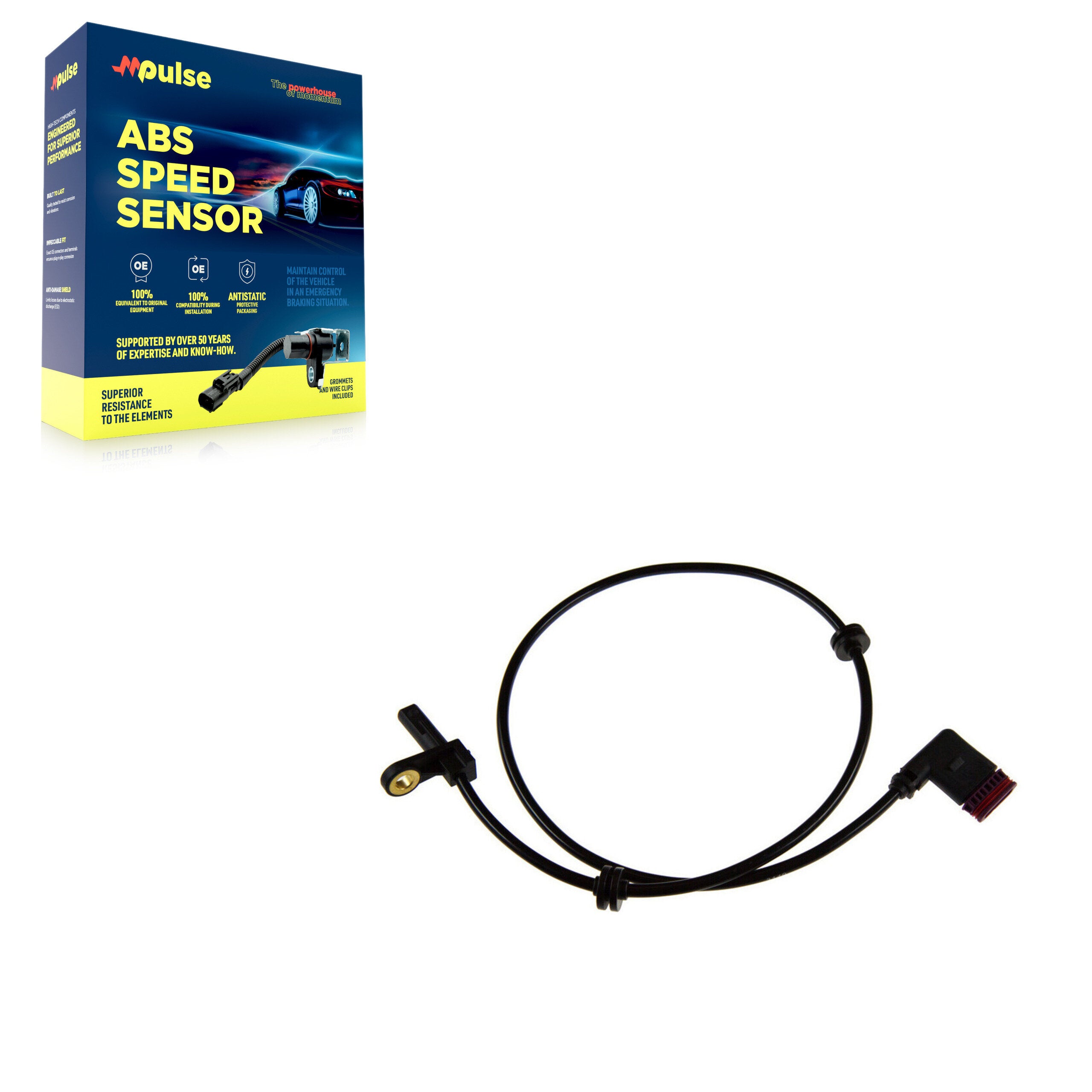 Mpulse SEN-2ABS0691 ABS Wheel Speed Sensor for 2007-2013 Mercedes-Benz S550, Mercedes-Benz S600, Mercedes-Benz S63 AMG - Rear