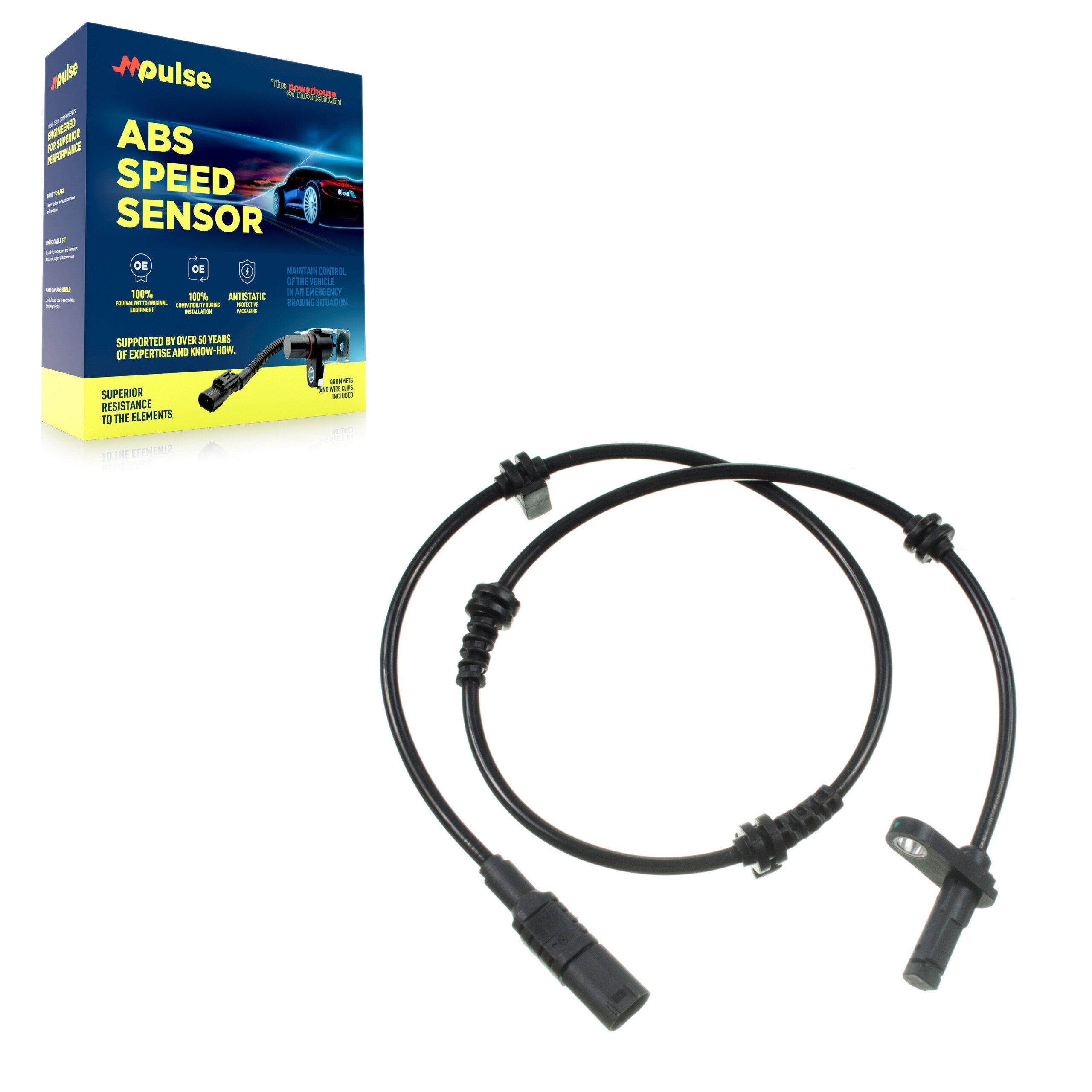 Mpulse SEN-2ABS0692 ABS Wheel Speed Sensor for 2004-2009 Mercedes-Benz E300, Mercedes-Benz E280, Mercedes-Benz E550 - Front