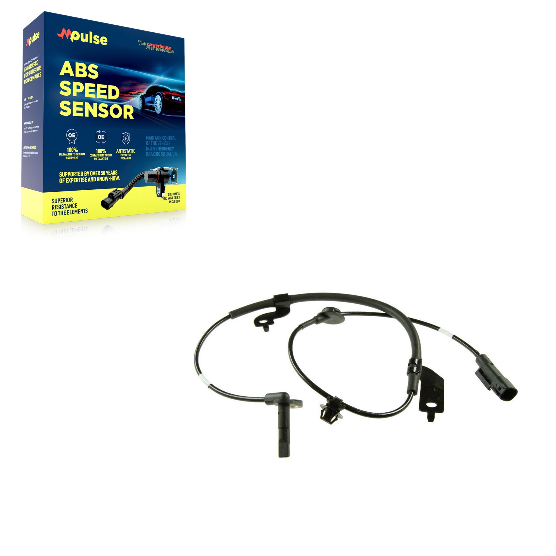 Mpulse SEN-2ABS0709 ABS Wheel Speed Sensor for 2007-2017 Mitsubishi Lancer, Mitsubishi Outlander, Mitsubishi Outlander Sport - Front Left
