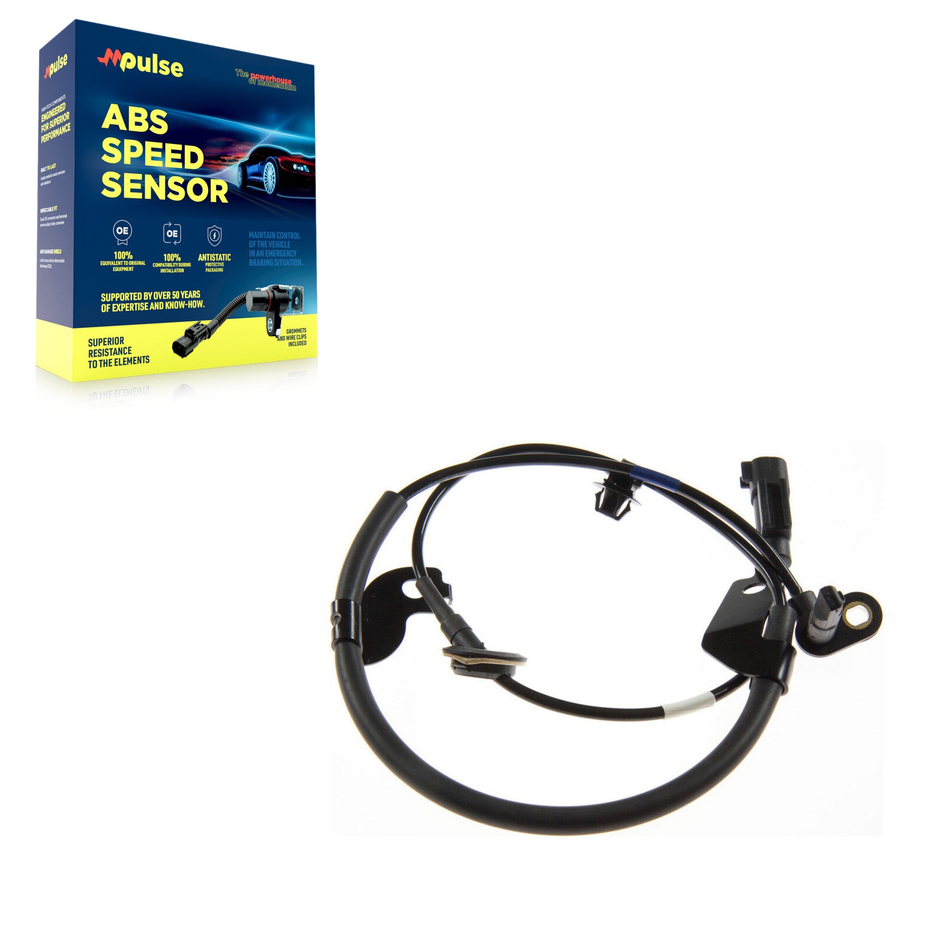 Mpulse SEN-2ABS0710 ABS Wheel Speed Sensor for 2007-2017 Mitsubishi Lancer, Mitsubishi Outlander, Mitsubishi Outlander Sport - Front Right