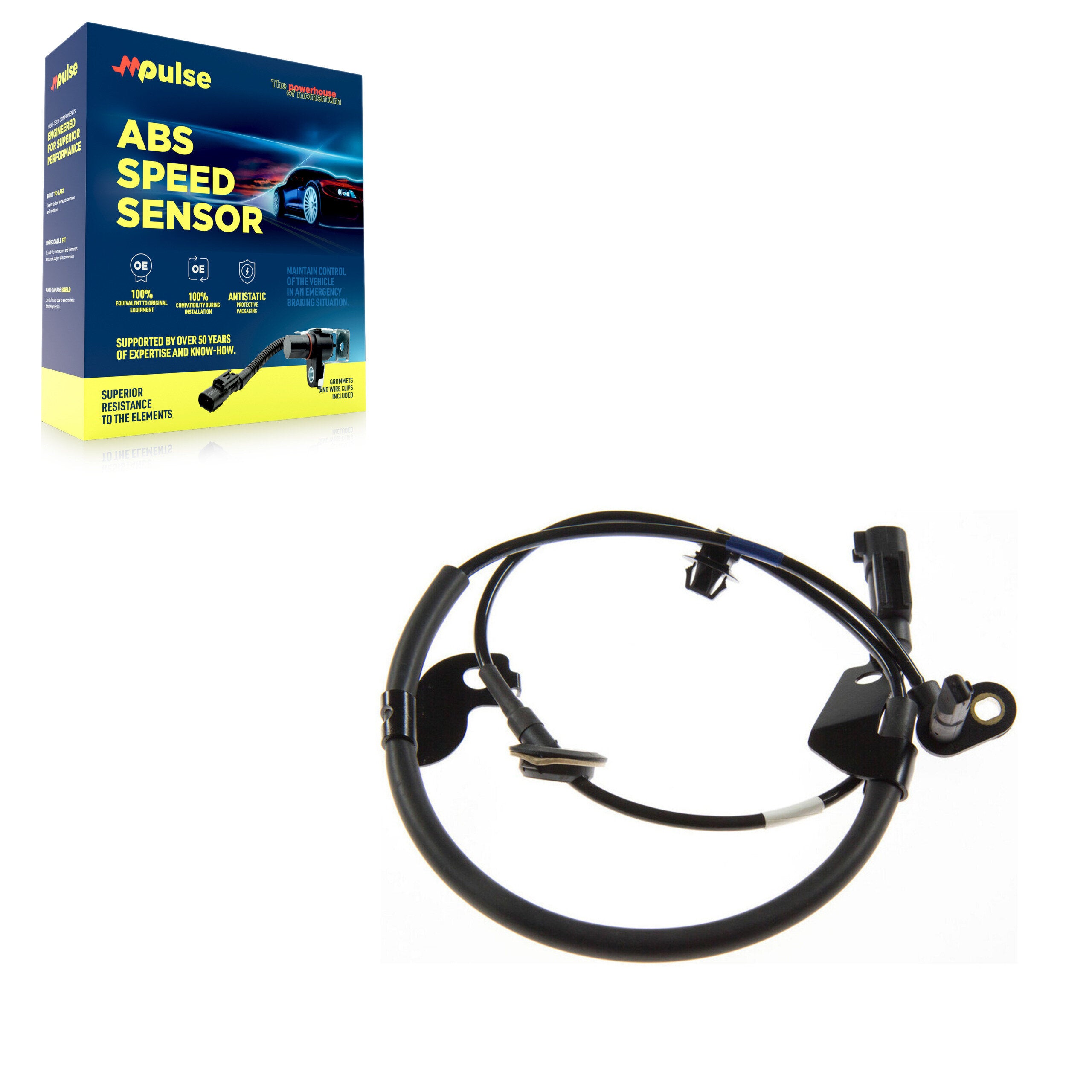 Mpulse SEN-2ABS0710 ABS Wheel Speed Sensor for 2007-2017 Mitsubishi Lancer, Mitsubishi Outlander, Mitsubishi Outlander Sport - Front Right