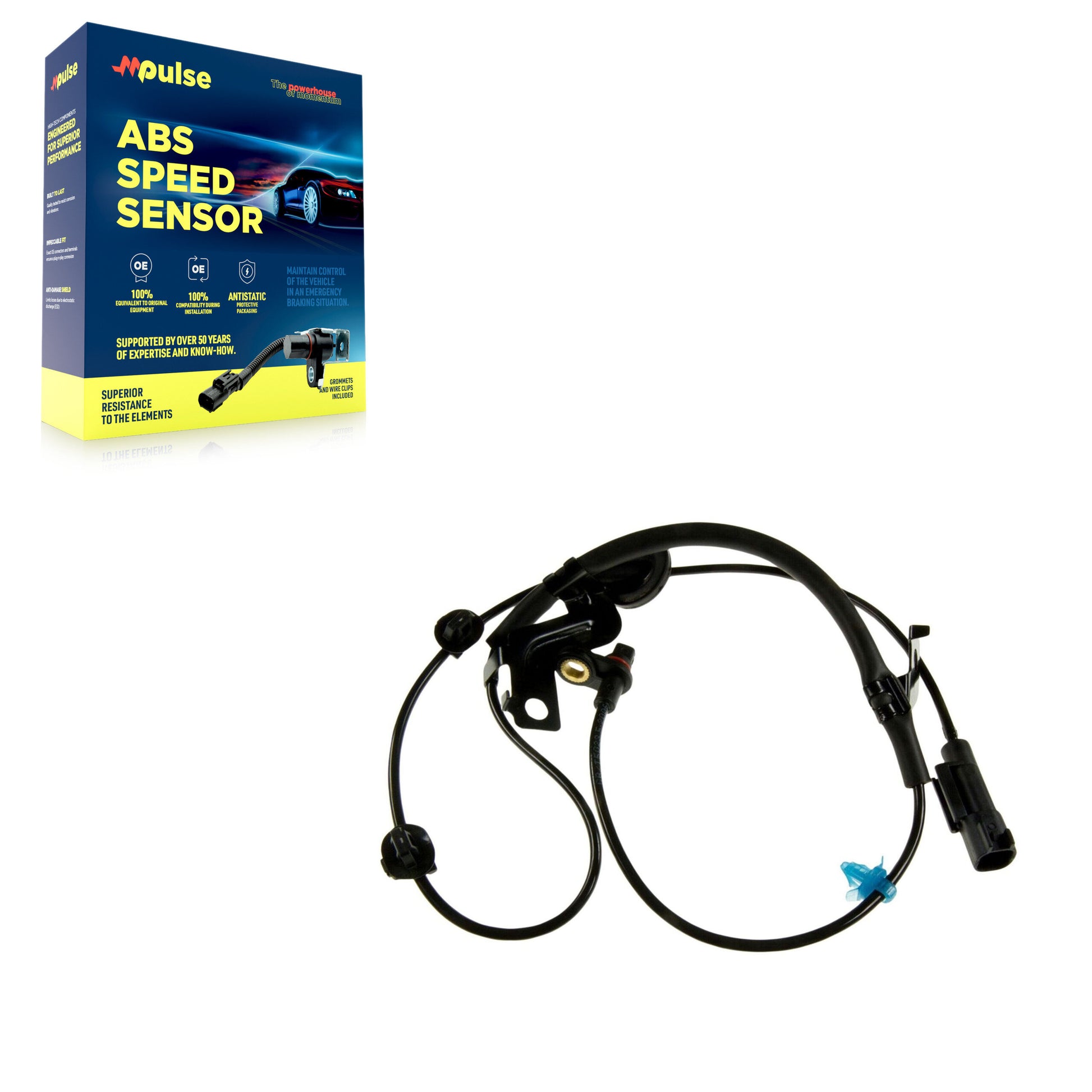 Mpulse SEN-2ABS0711 ABS Wheel Speed Sensor for 2008-2017 Mitsubishi Lancer, Mitsubishi Outlander, Mitsubishi Outlander Sport - Rear Left