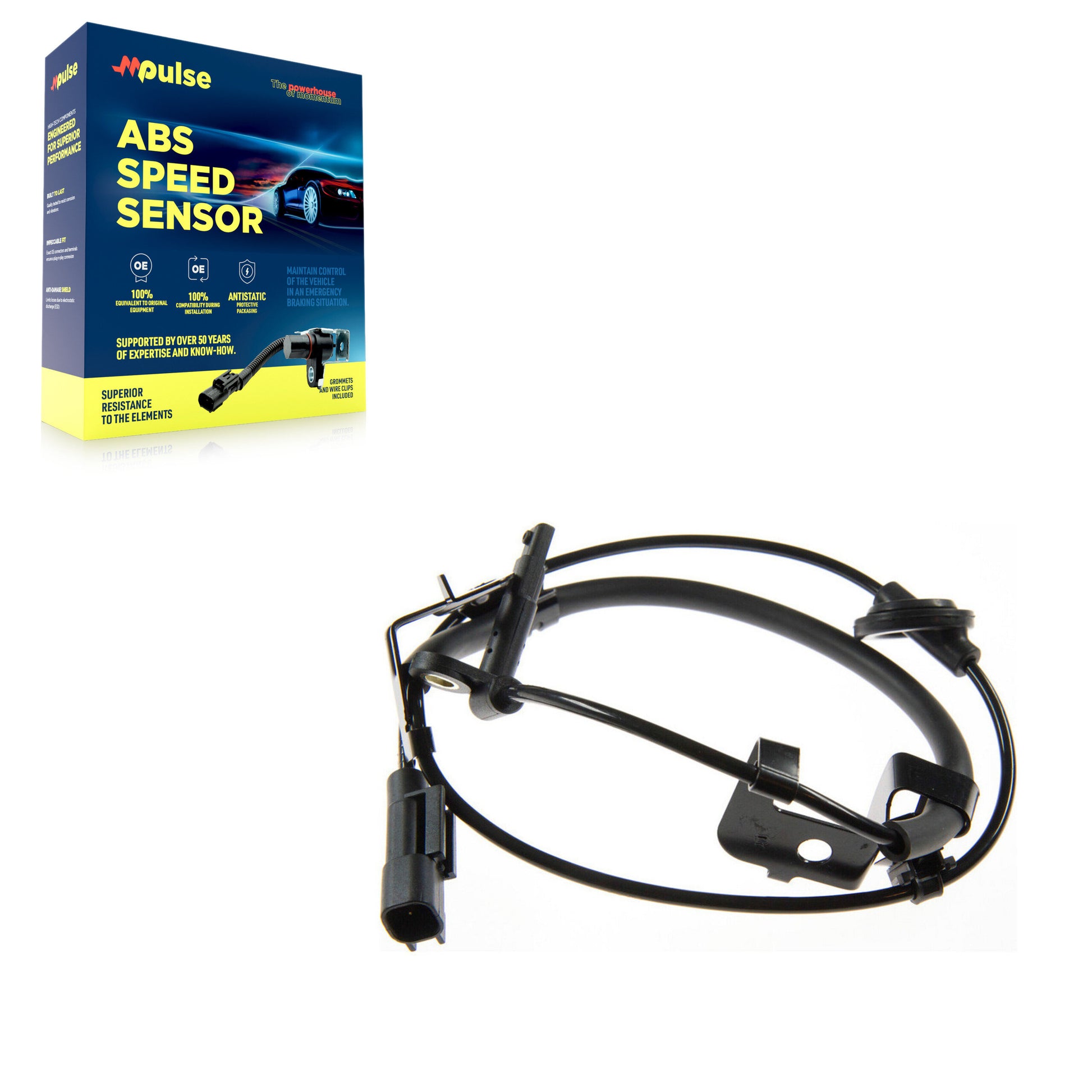 Mpulse SEN-2ABS0719 ABS Wheel Speed Sensor for 2007-2015 Mitsubishi Outlander, Mitsubishi Lancer - Rear Right