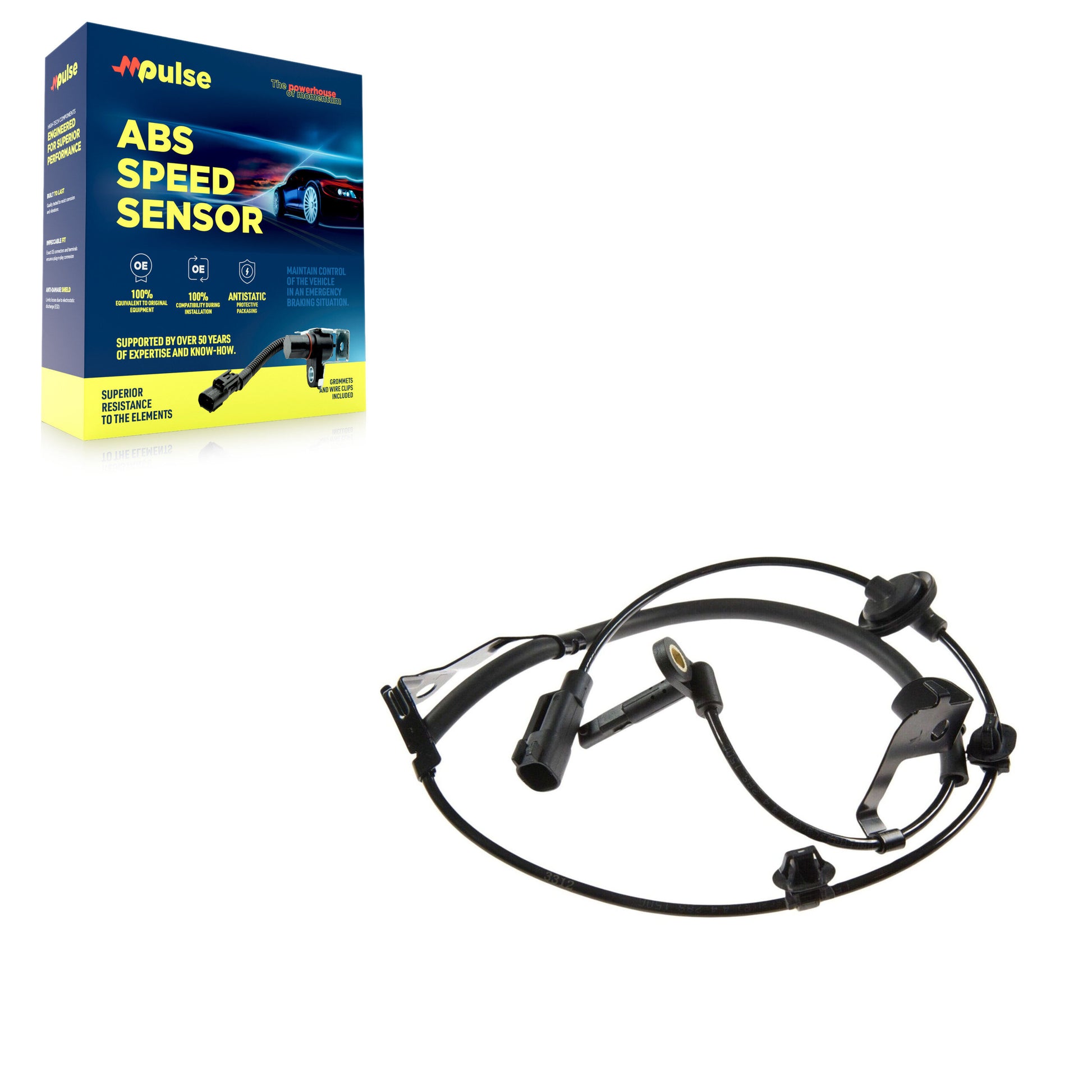 Mpulse SEN-2ABS0720 ABS Wheel Speed Sensor for 2007-2015 Mitsubishi Outlander, Mitsubishi Lancer - Rear Left