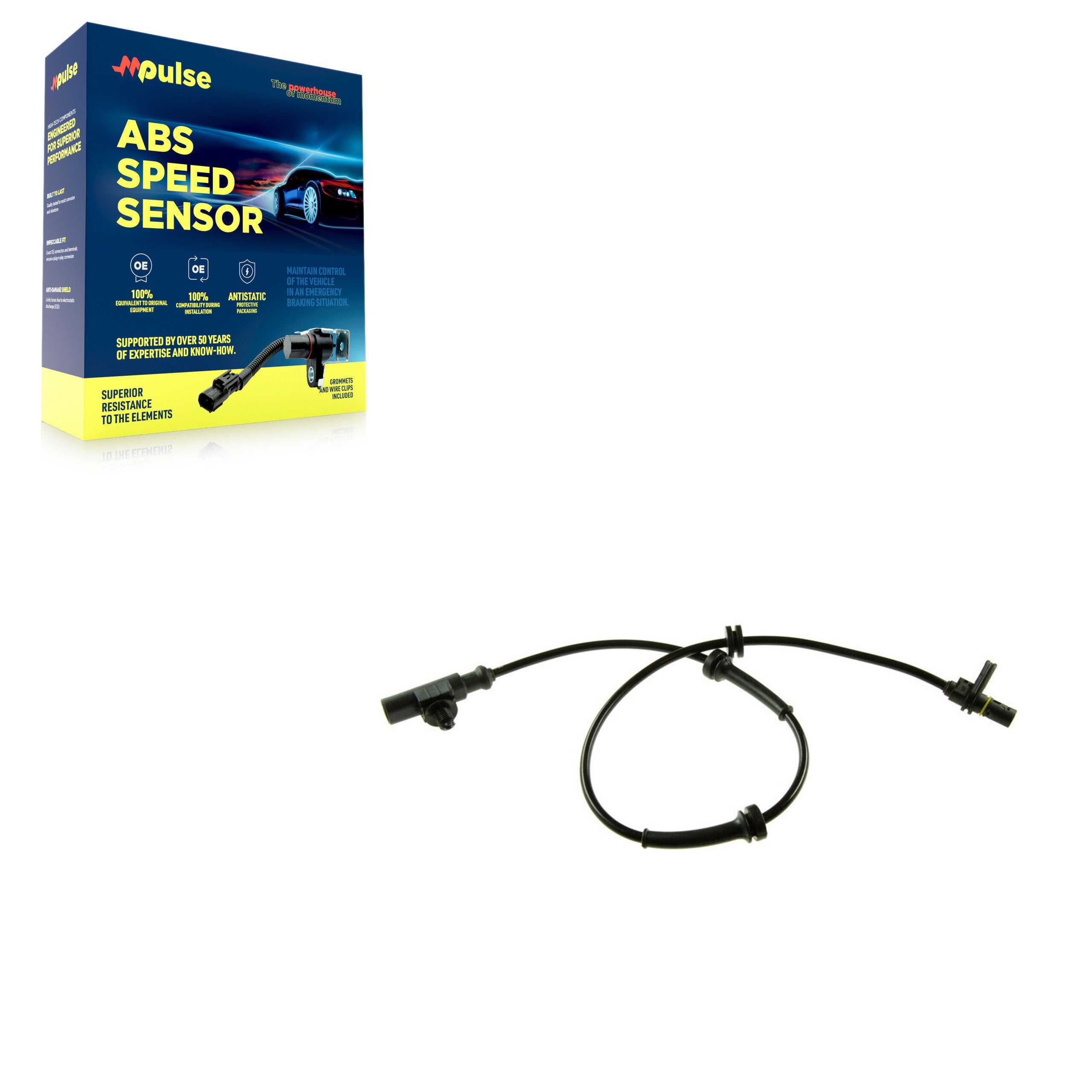 Mpulse SEN-2ABS0727 ABS Wheel Speed Sensor for 2007-2018 Nissan Tiida, Nissan Versa - Rear Right