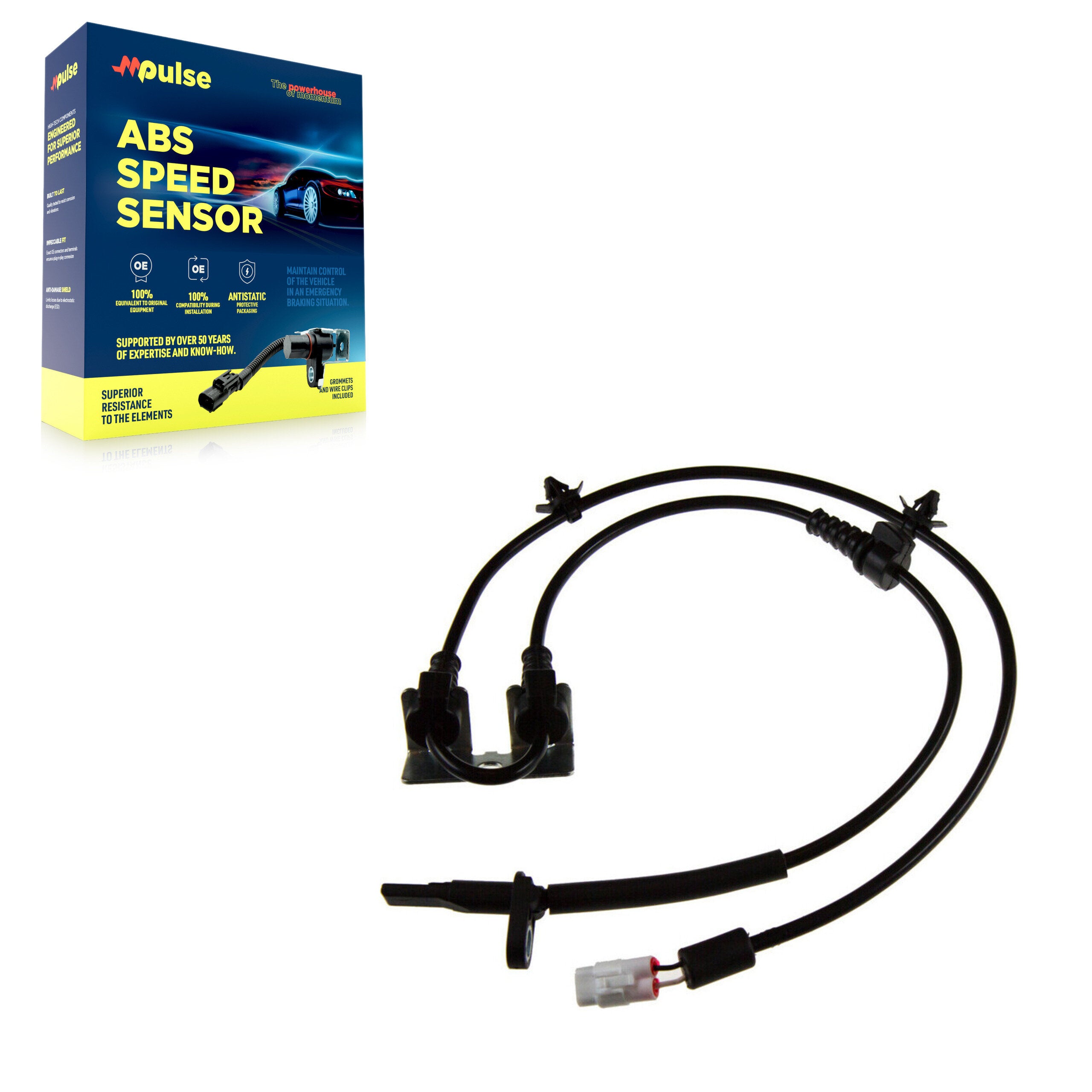 Mpulse SEN-2ABS0740 ABS Wheel Speed Sensor for 2007-2013 Suzuki SX4 Crossover, Suzuki SX4 - Front Right