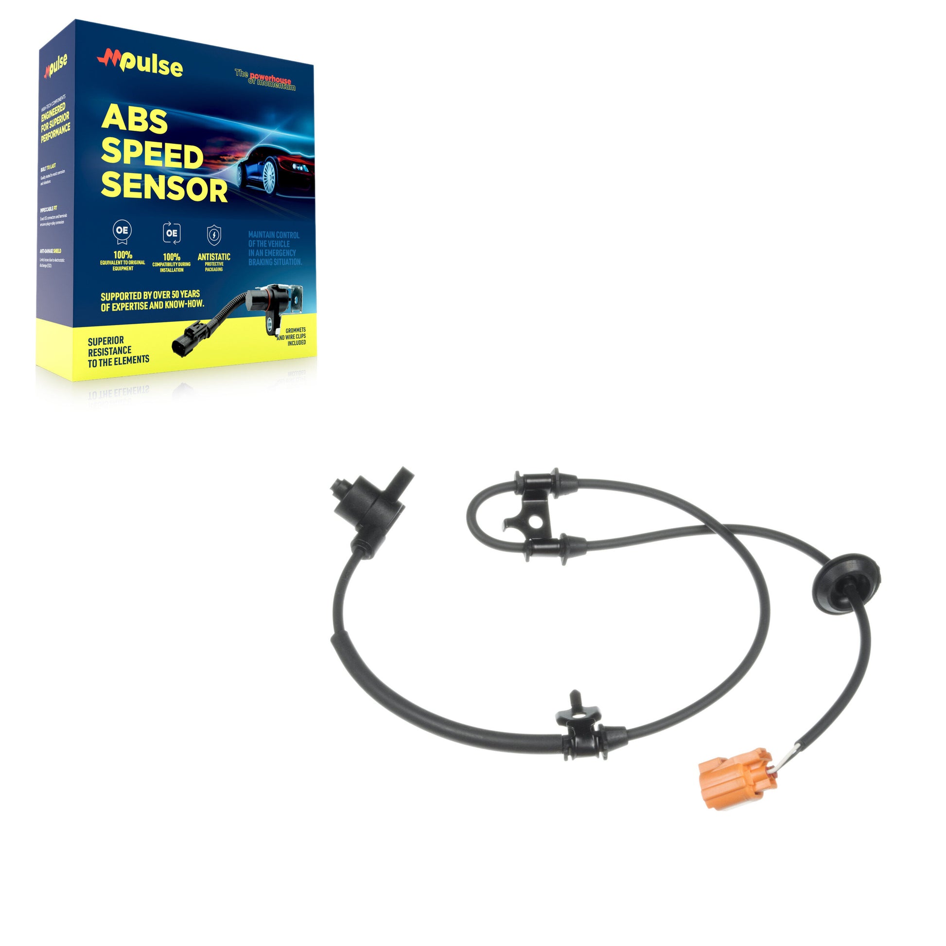 Mpulse SEN-2ABS0784 ABS Wheel Speed Sensor for 2001-2004 Honda Pilot, Acura MDX - Front Left