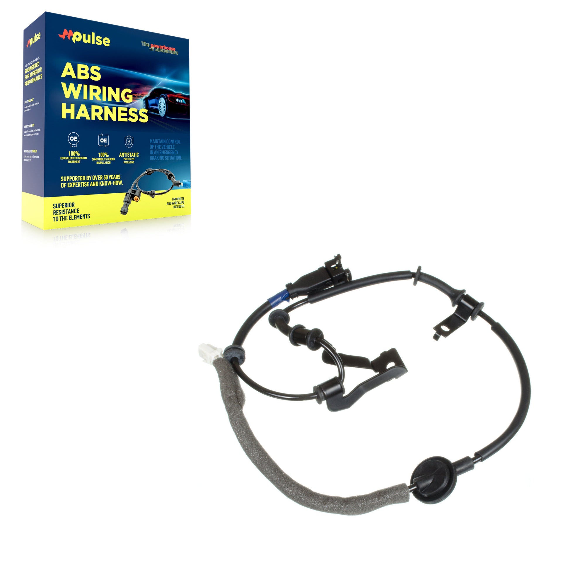 Mpulse SEN-2ABS0798 ABS Wheel Speed Sensor Wiring Harness for 2006-2011 Hyundai Accent - Rear Left