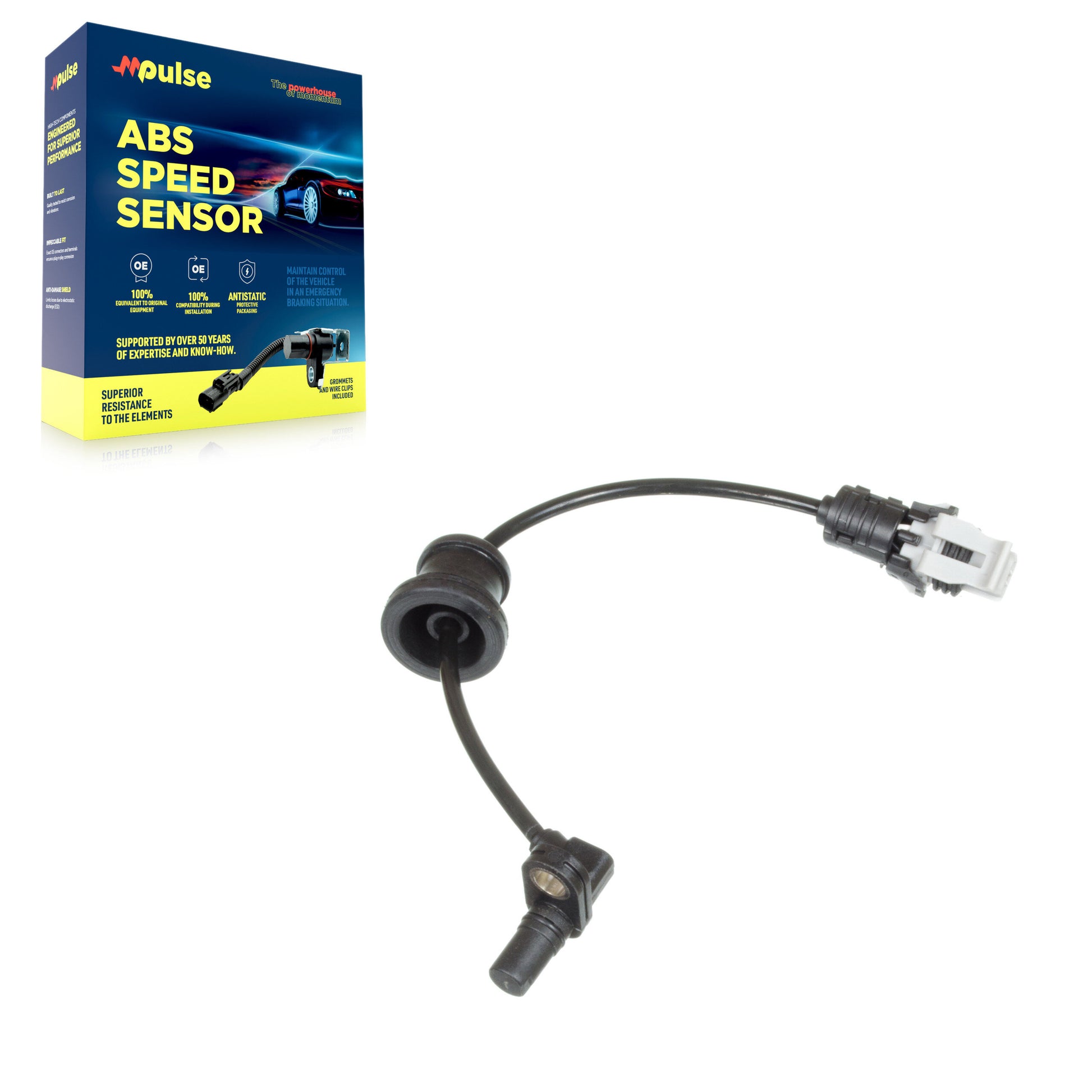 Mpulse SEN-2ABS0804 ABS Wheel Speed Sensor for 2007-2015 Chevrolet Captiva Sport, Chevrolet Equinox, Pontiac Torrent - Rear