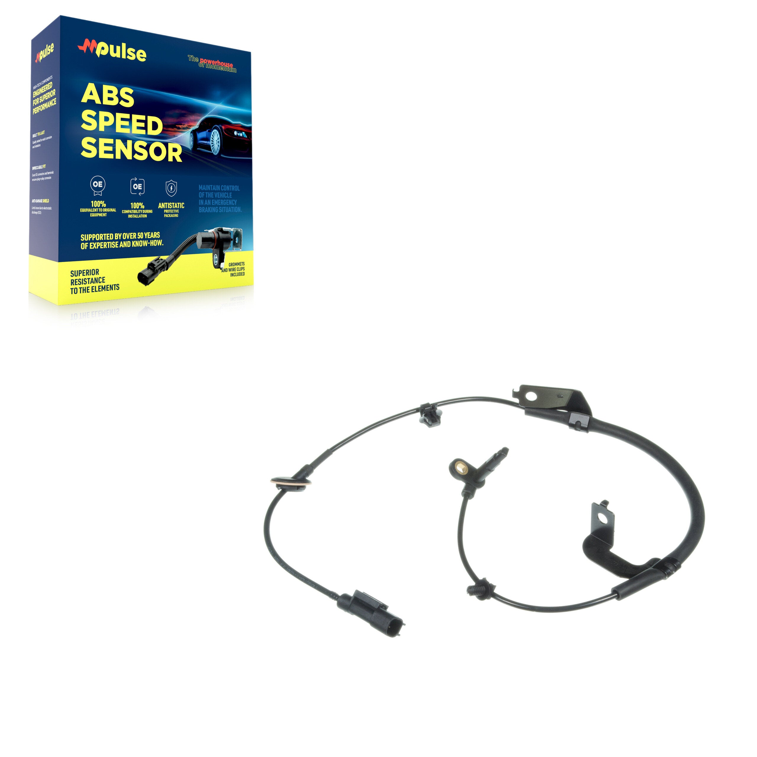 Mpulse SEN-2ABS0809 ABS Wheel Speed Sensor for 2007-2020 Dodge Journey, Chrysler 200, Dodge Avenger - Front Right