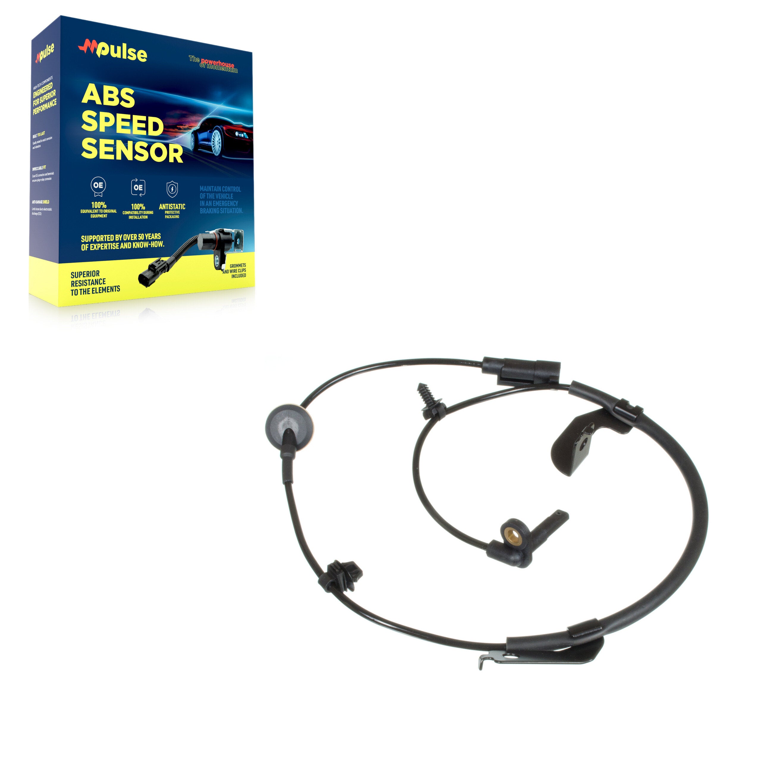 Mpulse SEN-2ABS0812 ABS Wheel Speed Sensor for 2007-2017 Jeep Compass, Jeep Patriot, Dodge Caliber - Front Left
