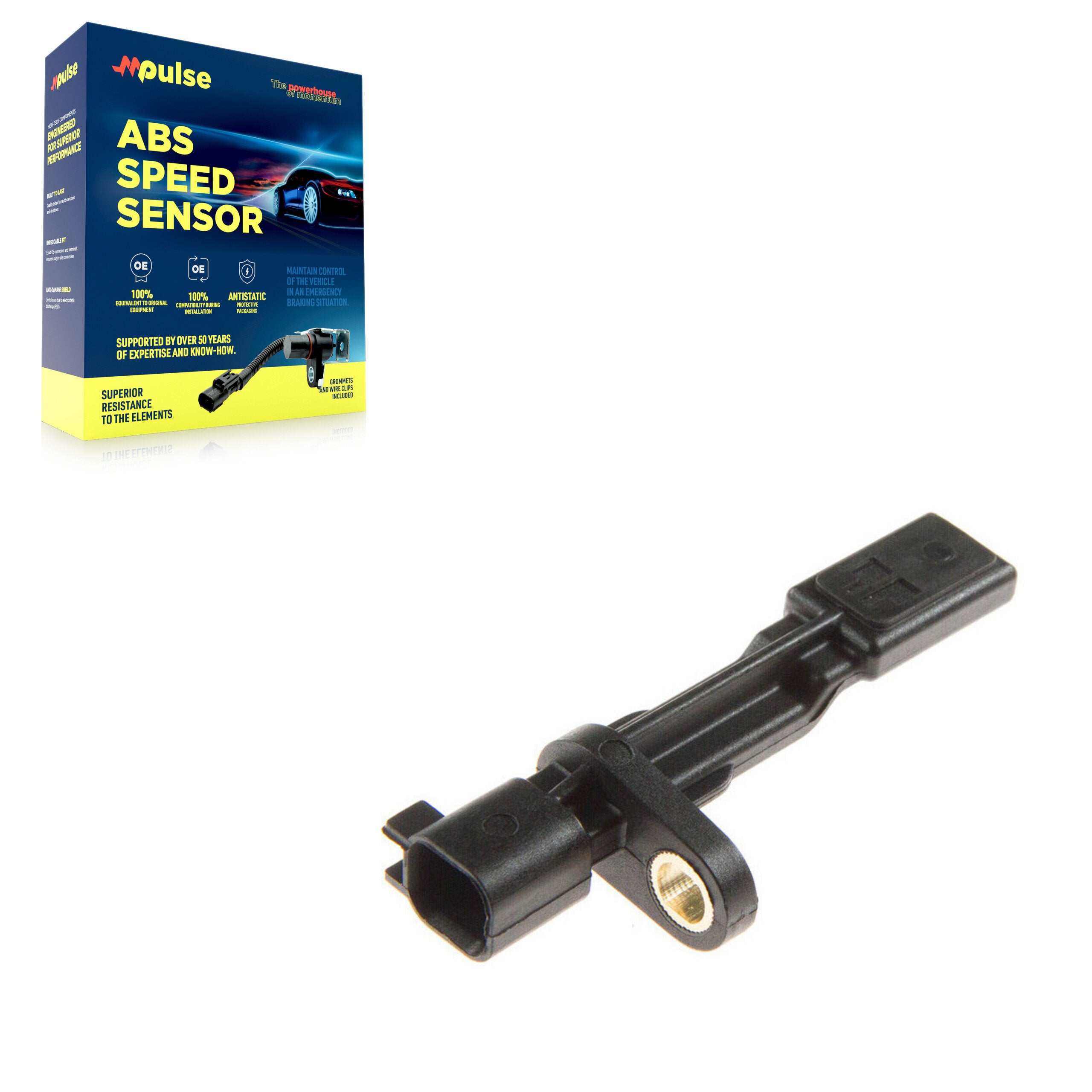Mpulse SEN-2ABS0813 ABS Wheel Speed Sensor for 2007-2018 Jeep Wrangler JK, Jeep Wrangler, Jeep Liberty - Rear
