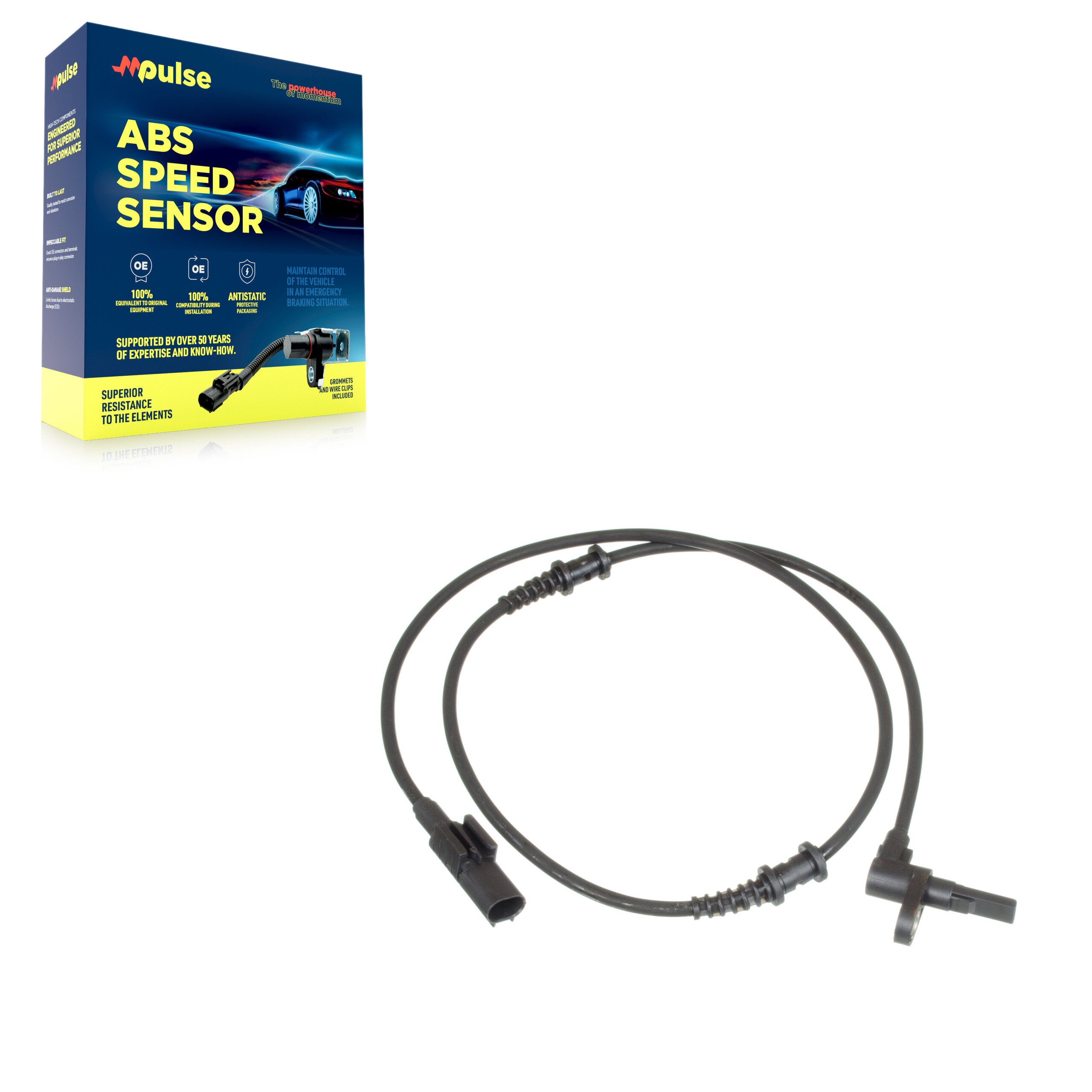 Mpulse SEN-2ABS0847 ABS Wheel Speed Sensor for 2007-2018 Mercedes-Benz Sprinter 3500XD, Mercedes-Benz Sprinter 2500, Mercedes-Benz Sprinter 3500 - Front