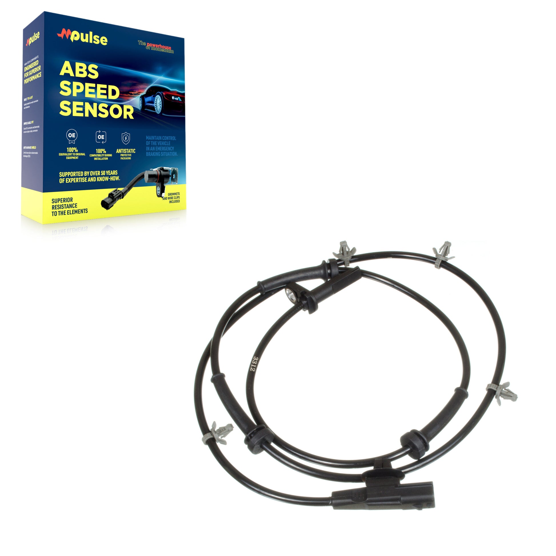 Mpulse SEN-2ABS0853 ABS Wheel Speed Sensor for 2009-2014 Nissan Altima, Nissan Maxima - Rear Right