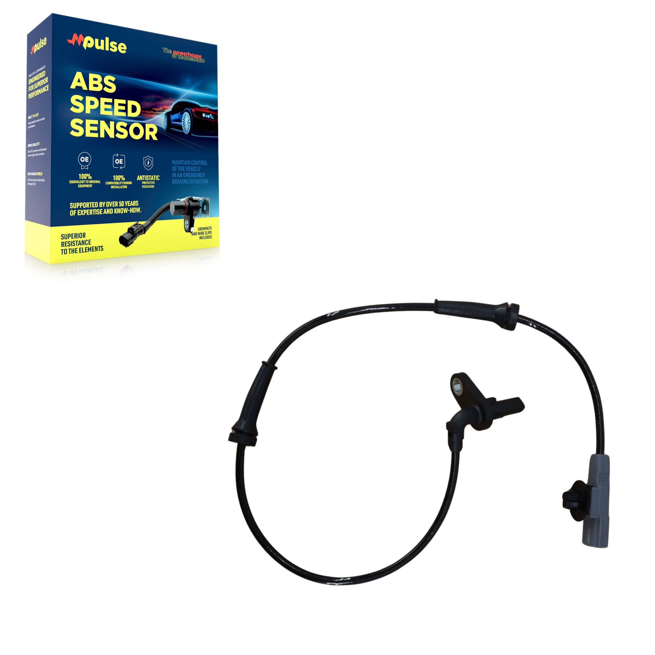 Mpulse SEN-2ABS0858 ABS Wheel Speed Sensor for 2012-2019 Nissan Micra, Nissan Versa, Nissan Versa Note - Rear Left