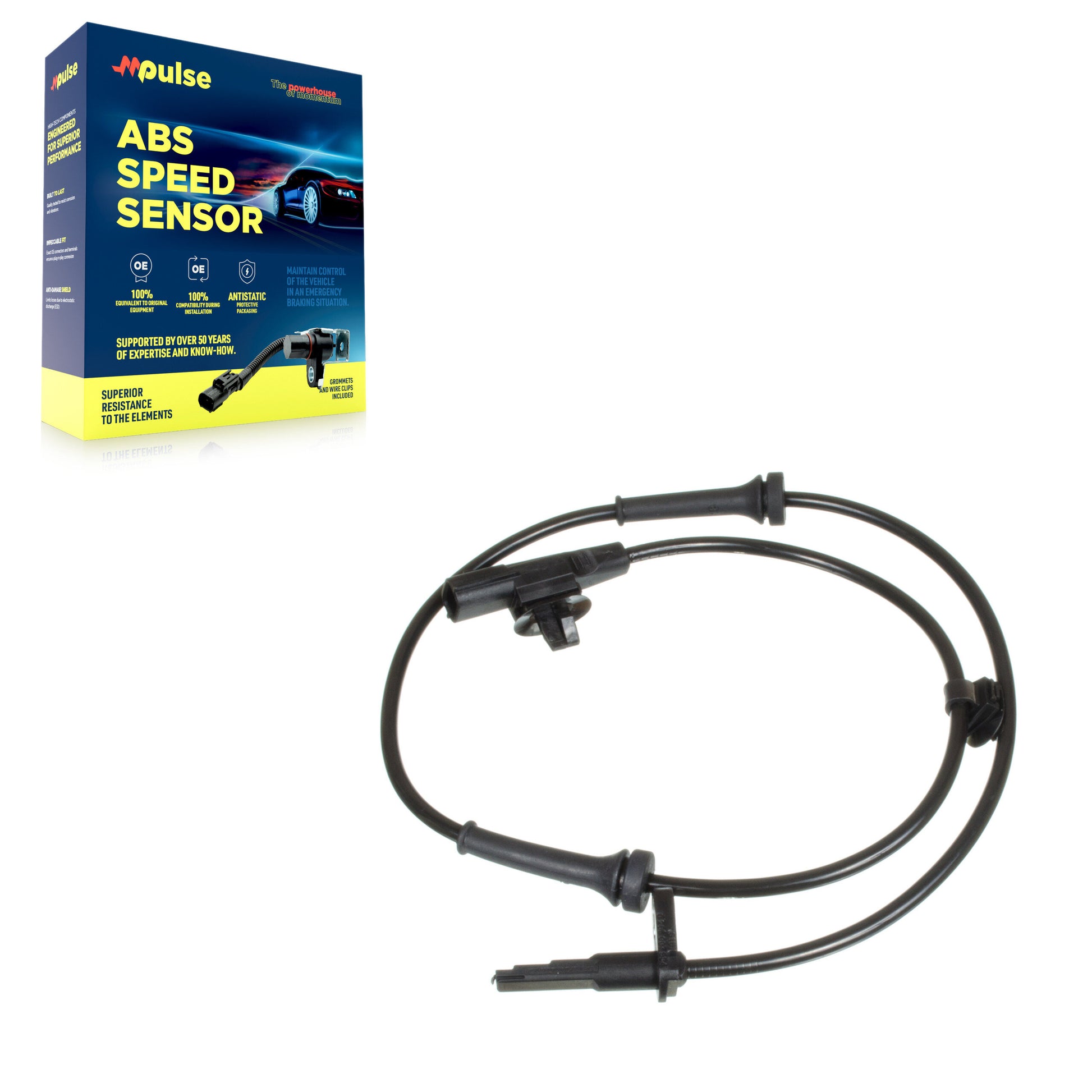 Mpulse SEN-2ABS0859 ABS Wheel Speed Sensor for 2012-2019 Nissan Micra, Nissan Versa, Nissan Versa Note - Front