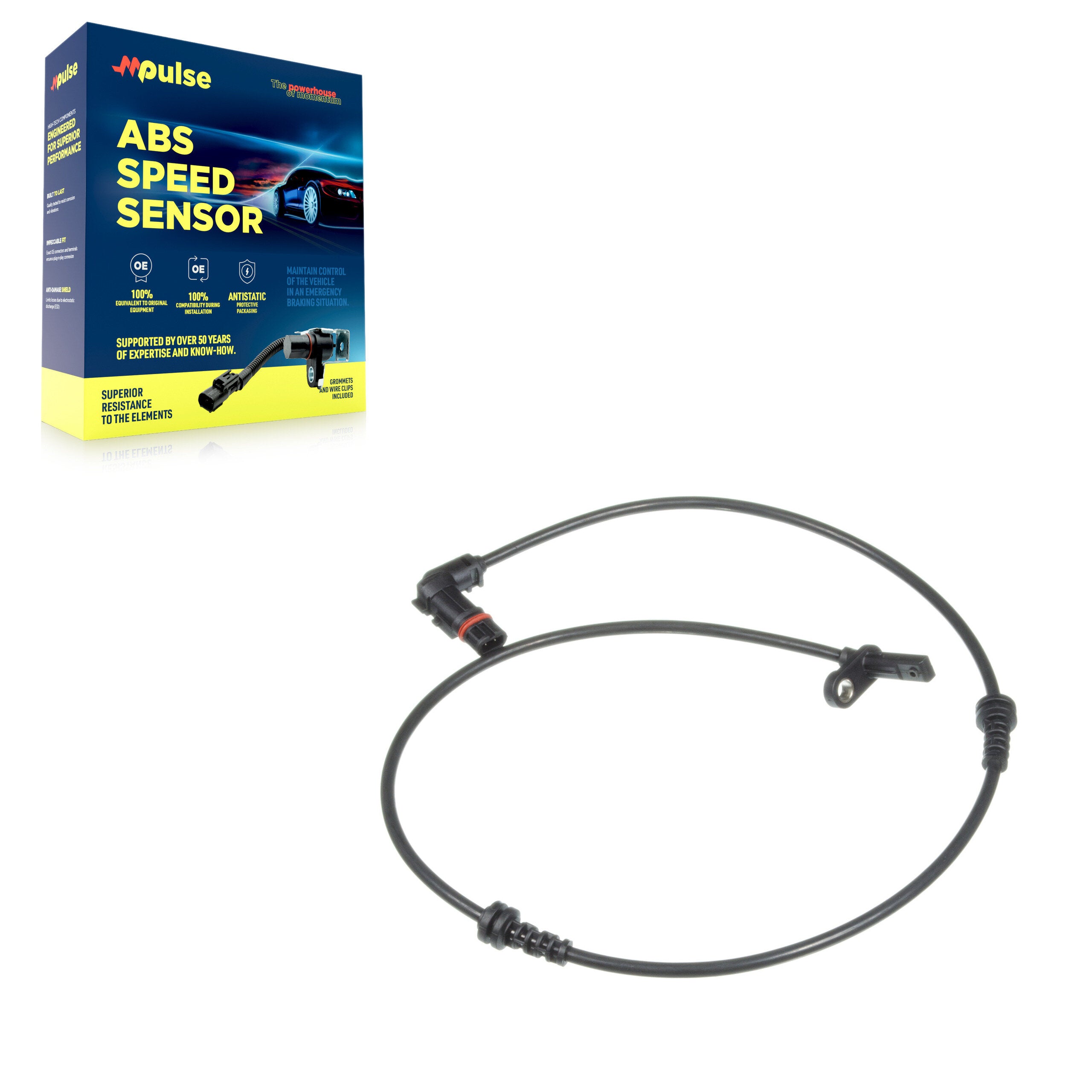 Mpulse SEN-2ABS0868 ABS Wheel Speed Sensor for 2008-2011 Mercedes-Benz C250, Mercedes-Benz GLK350, Mercedes-Benz C230 - Front