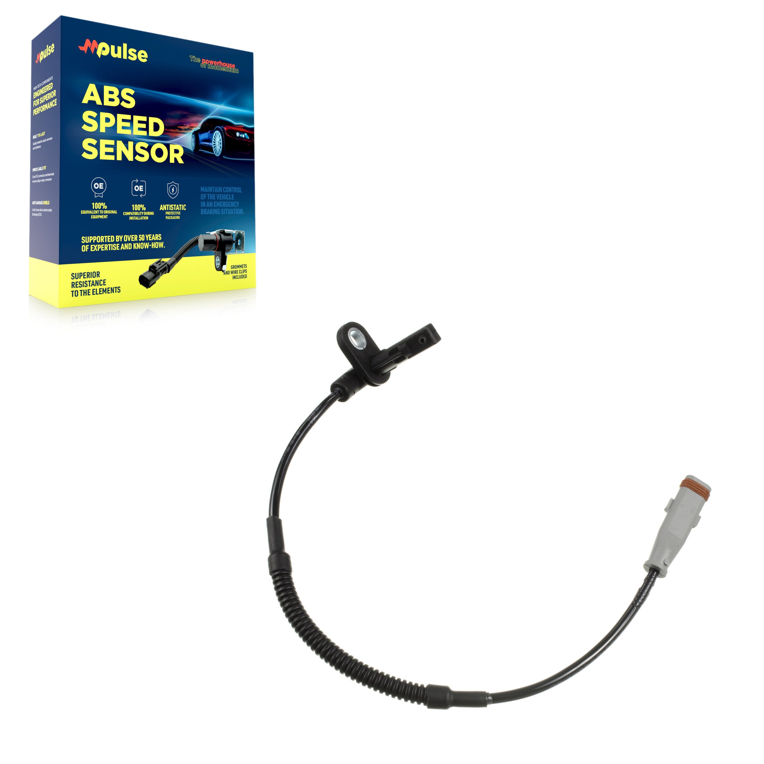 Mpulse SEN-2ABS0892 ABS Wheel Speed Sensor for 2010-2013 Buick Regal, Buick LaCrosse, Saab 9-5 - Front