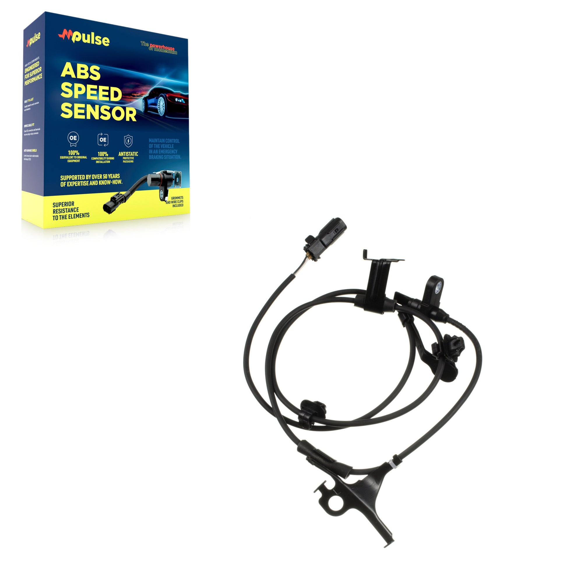 Mpulse SEN-2ABS0903 ABS Wheel Speed Sensor for 2011-2019 Toyota Yaris, Toyota Yaris R - Front Left, Rear Right