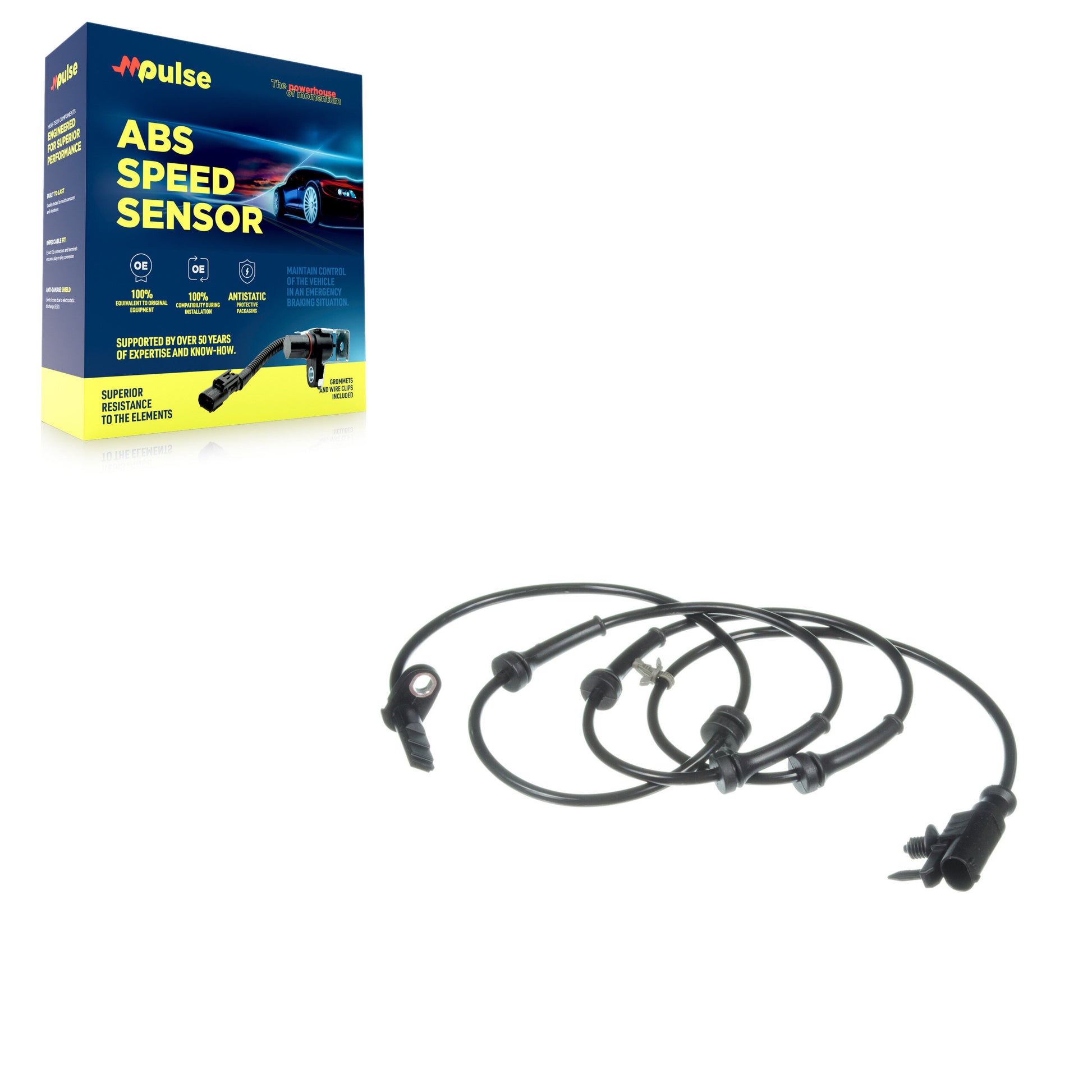 Mpulse SEN-2ABS0908 ABS Wheel Speed Sensor for 2009-2019 INFINITI QX70, INFINITI FX37, INFINITI FX35 - Front