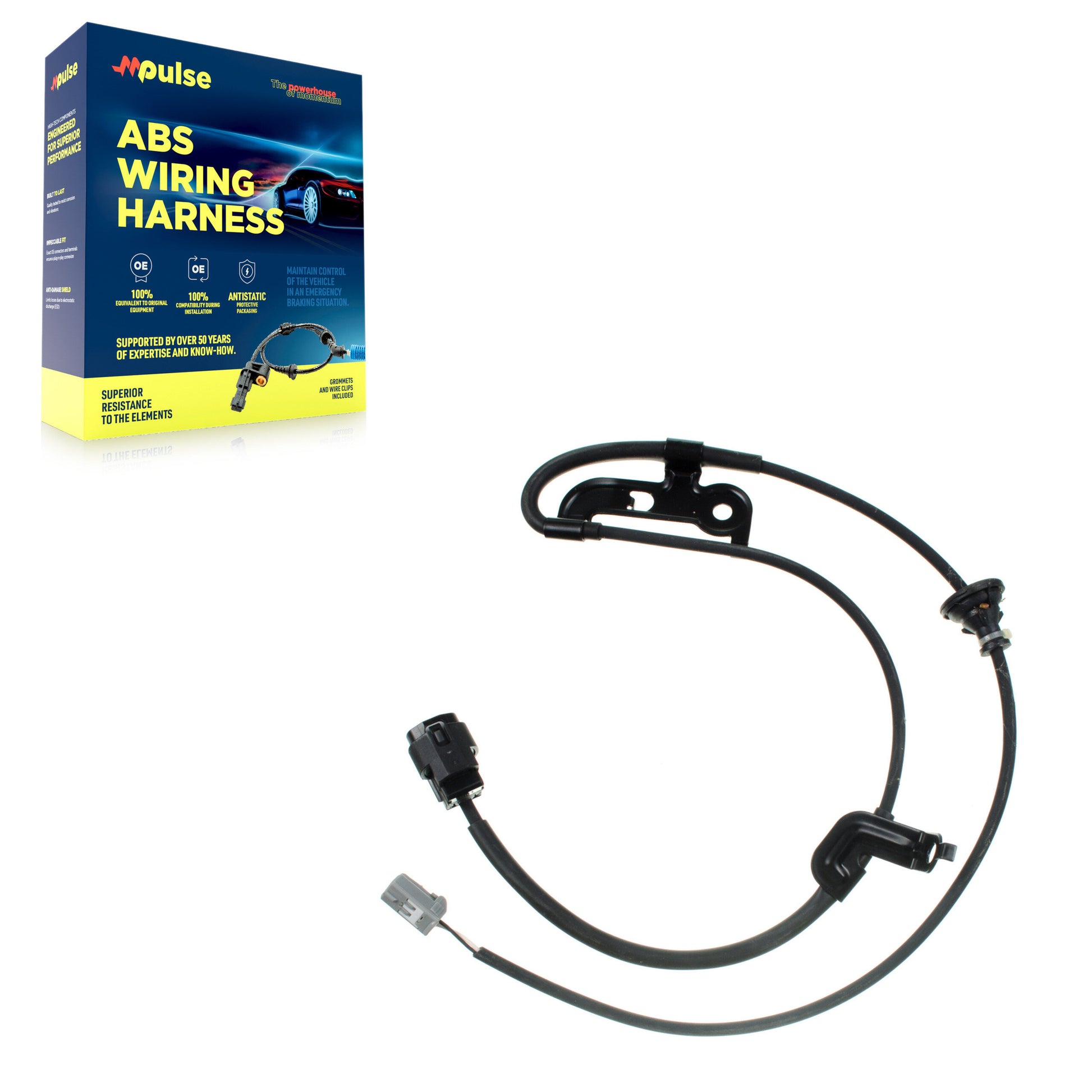 Mpulse SEN-2ABS0939 ABS Wheel Speed Sensor Wiring Harness for 2007-2009 Lexus ES350, Toyota Camry - Rear Left