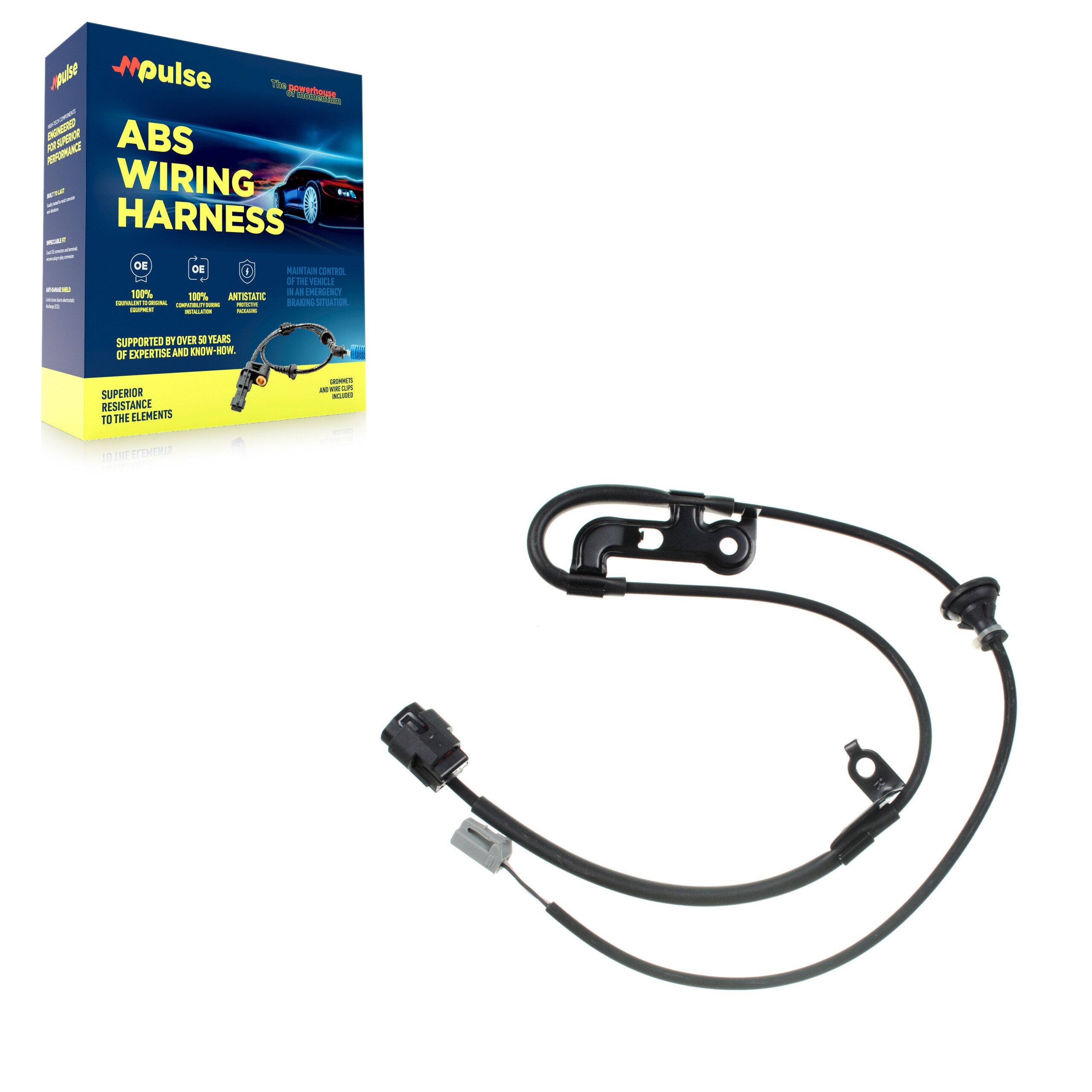 Mpulse SEN-2ABS0940 ABS Wheel Speed Sensor Wiring Harness for 2007-2009 Lexus ES350, Toyota Camry - Rear Right