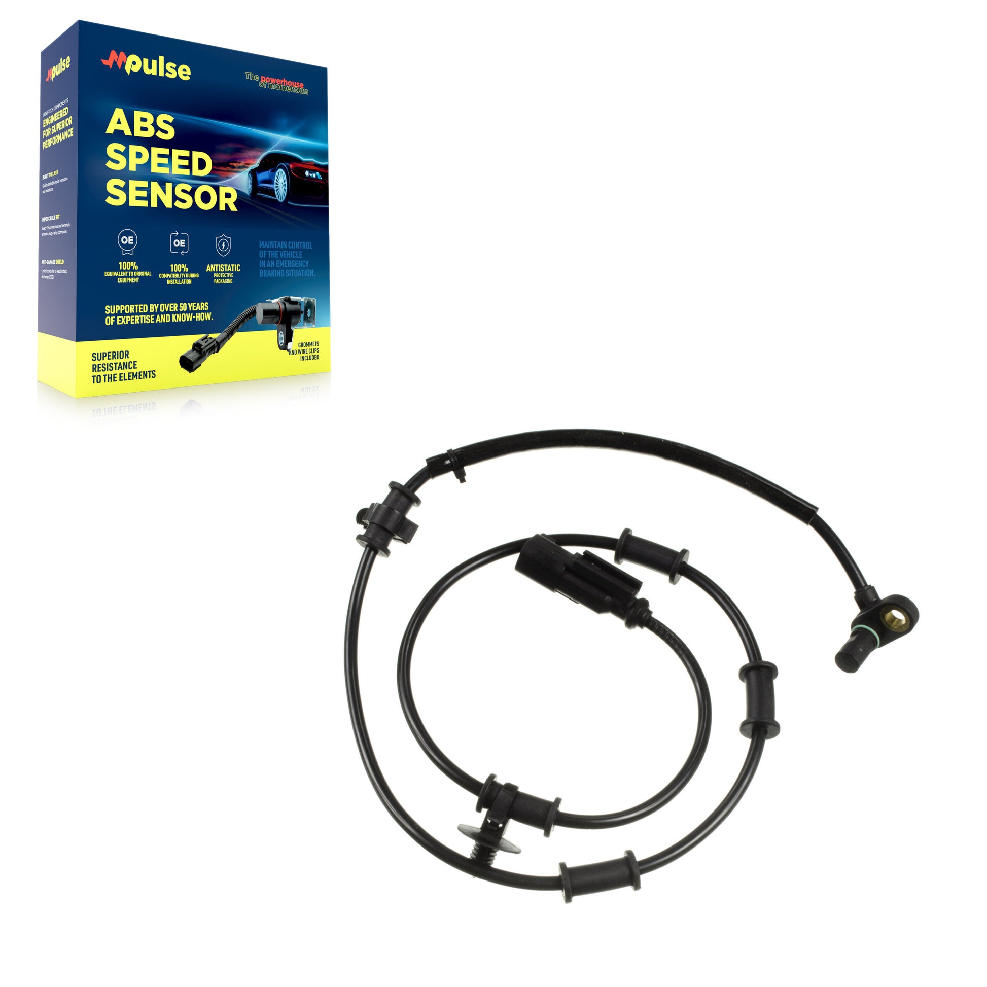 Mpulse SEN-2ABS0943 ABS Wheel Speed Sensor for 2009-2013 Ram 2500, Ram 3500, Ram 4000 - Front