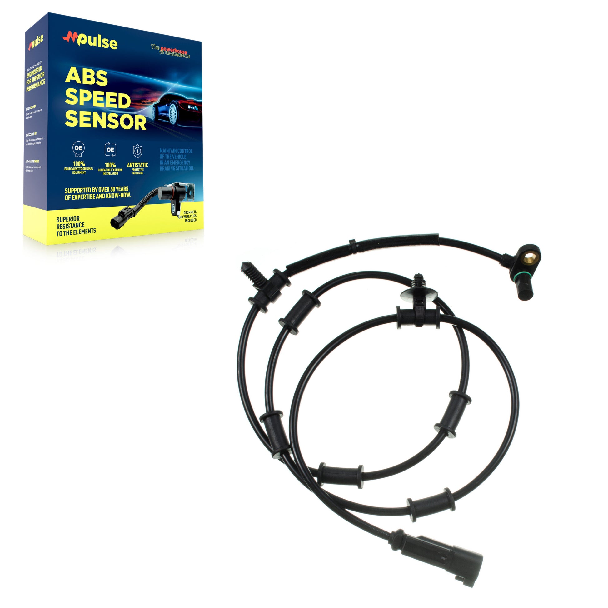 Mpulse SEN-2ABS0944 ABS Wheel Speed Sensor for 2009-2013 Ram 4000, Ram 2500, Ram 3500 - Front