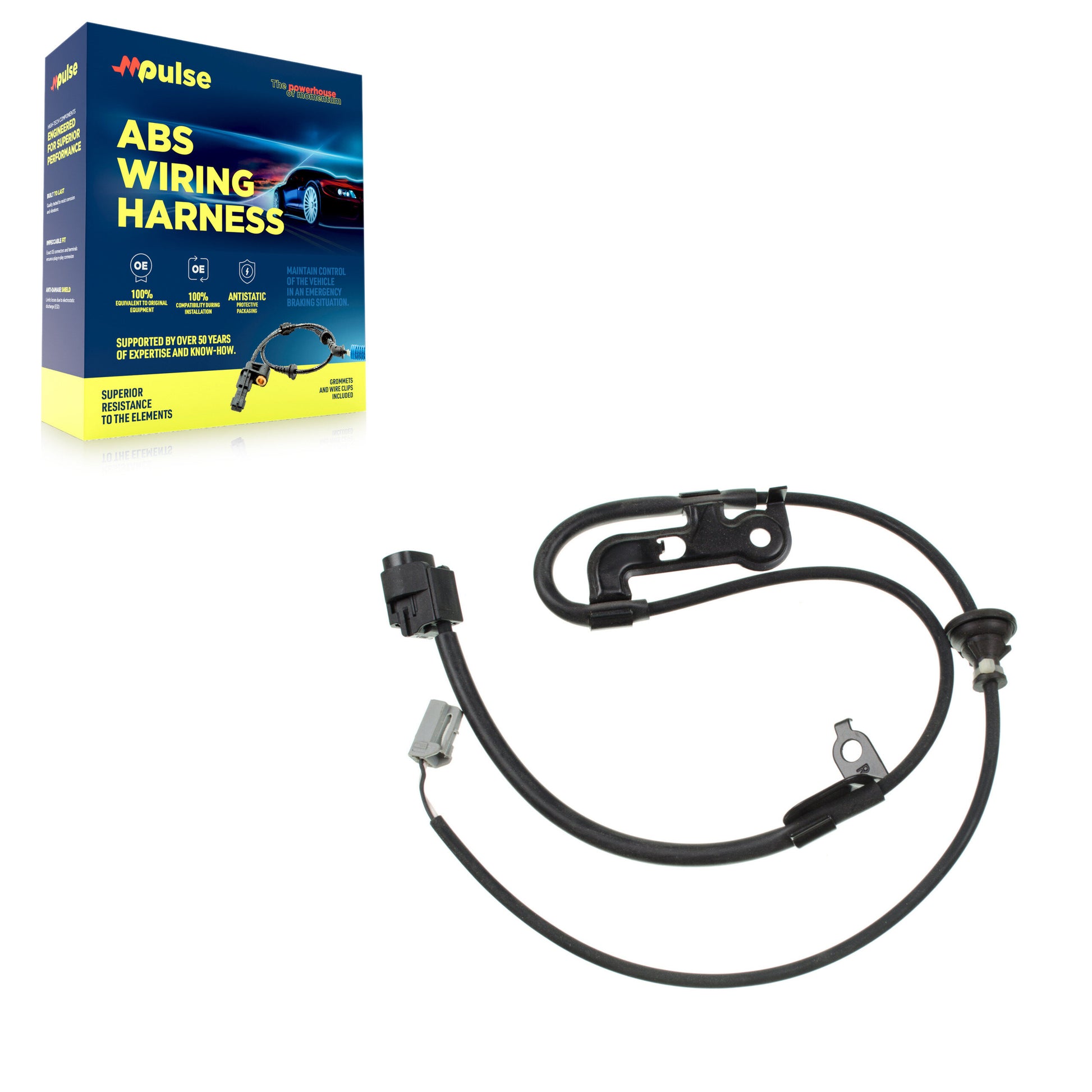 Mpulse SEN-2ABS0955 ABS Wheel Speed Sensor Wiring Harness for 2002-2010 Toyota Avalon, Toyota Camry, Toyota Solara - Rear Right