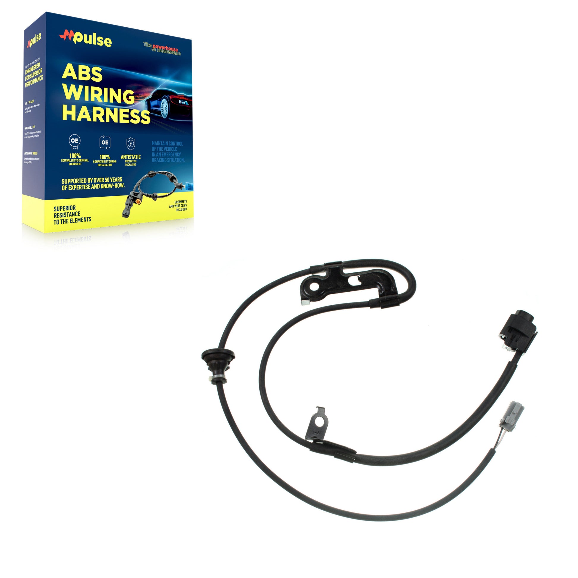 Mpulse SEN-2ABS0956 ABS Wheel Speed Sensor Wiring Harness for 2002-2010 Toyota Avalon, Toyota Camry, Toyota Solara - Rear Left