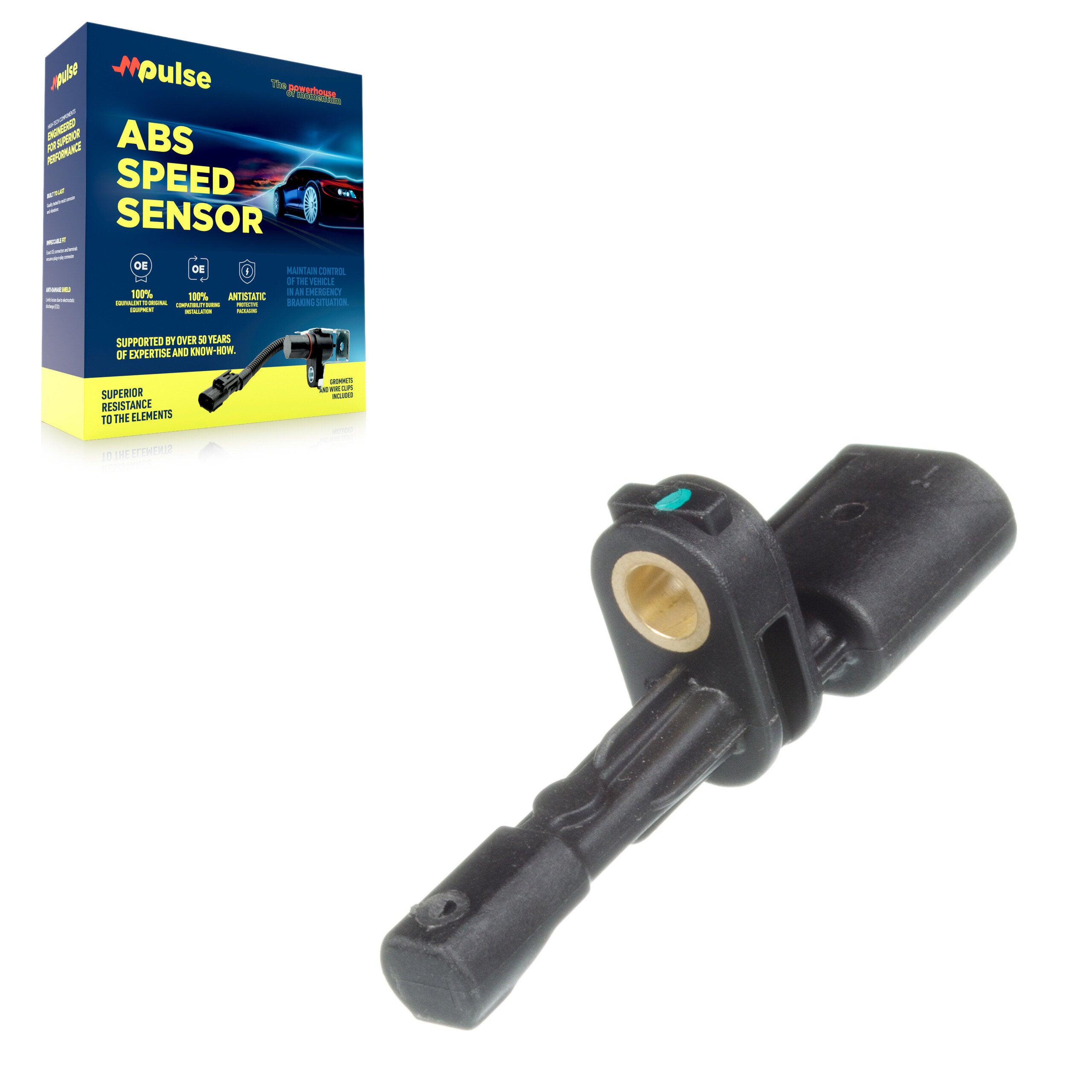 Mpulse SEN-2ABS0963 ABS Wheel Speed Sensor for 2013-2020 Volkswagen Atlas Cross Sport, Volkswagen e-Golf, Audi Q2 - Rear Right, Rear