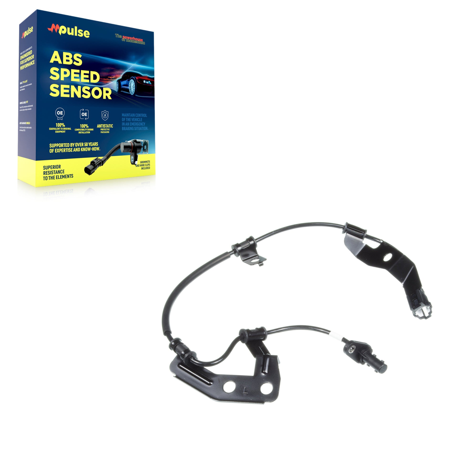 Mpulse SEN-2ABS1002 ABS Wheel Speed Sensor for 2013-2016 Hyundai Santa Fe Sport, Kia Sorento - Rear Left