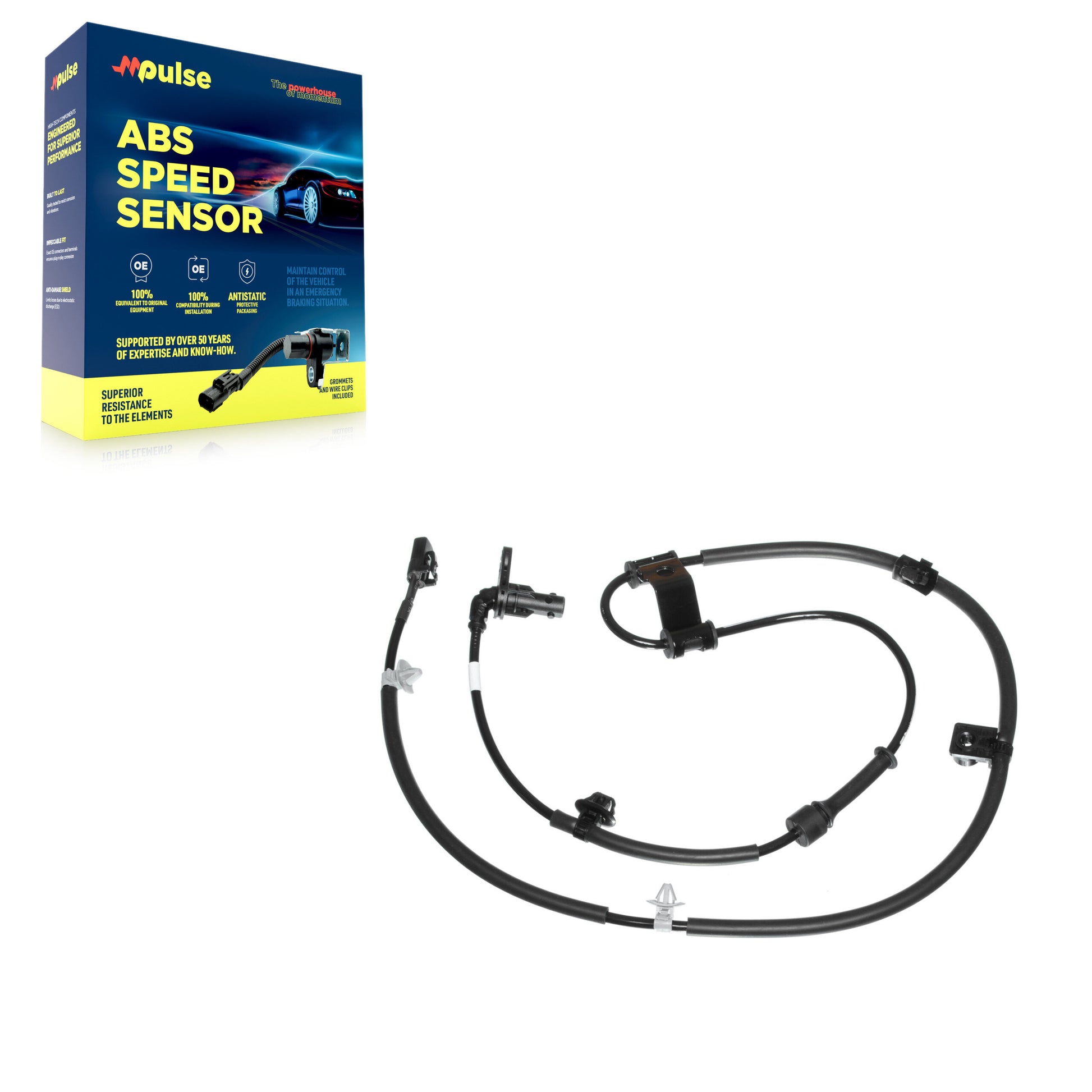 Mpulse SEN-2ABS1003 ABS Wheel Speed Sensor for 2013-2019 Hyundai Santa Fe XL, Hyundai Santa Fe, Kia Sorento - Front Left