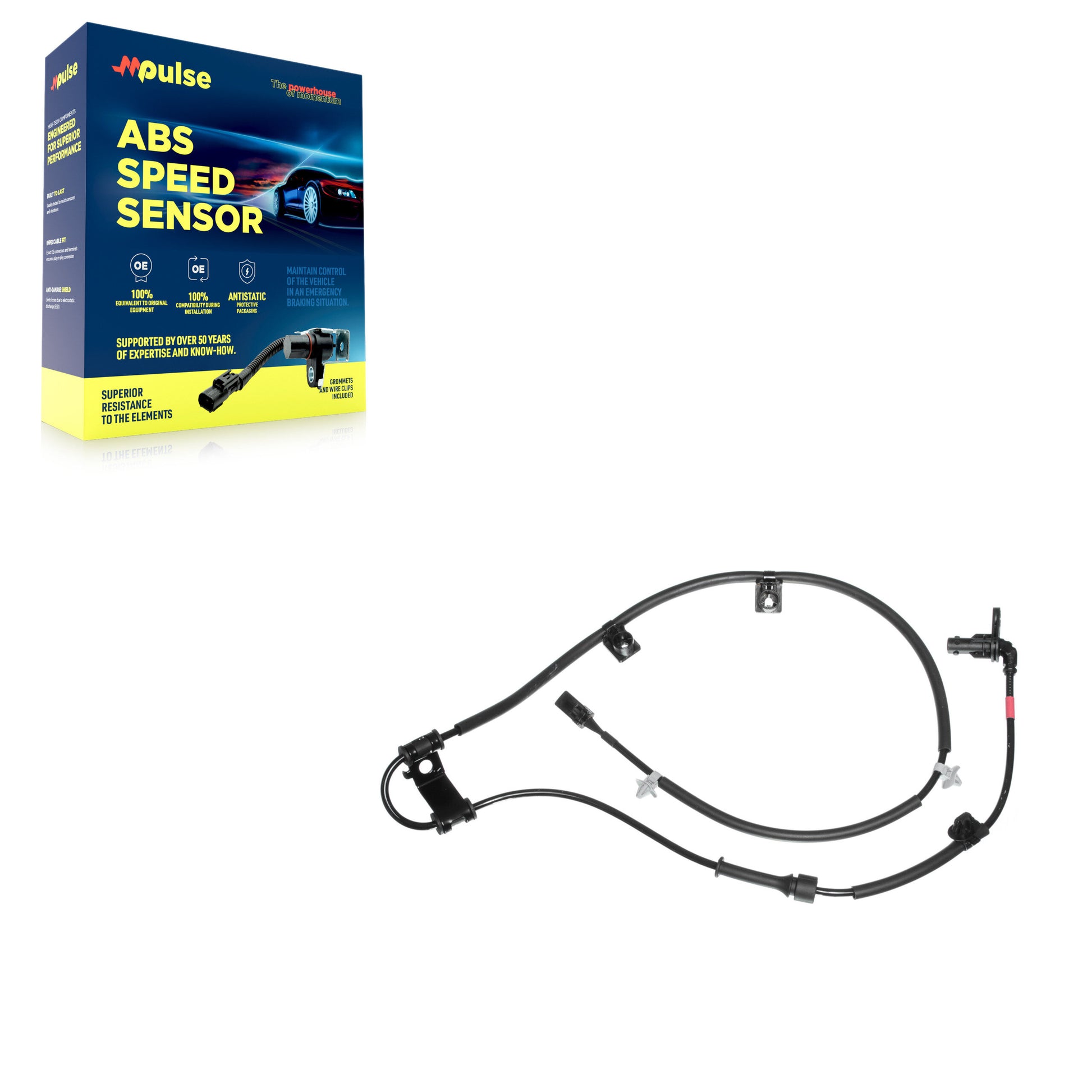 Mpulse SEN-2ABS1005 ABS Wheel Speed Sensor for 2013-2019 Hyundai Santa Fe XL, Hyundai Santa Fe, Kia Sorento - Front Right