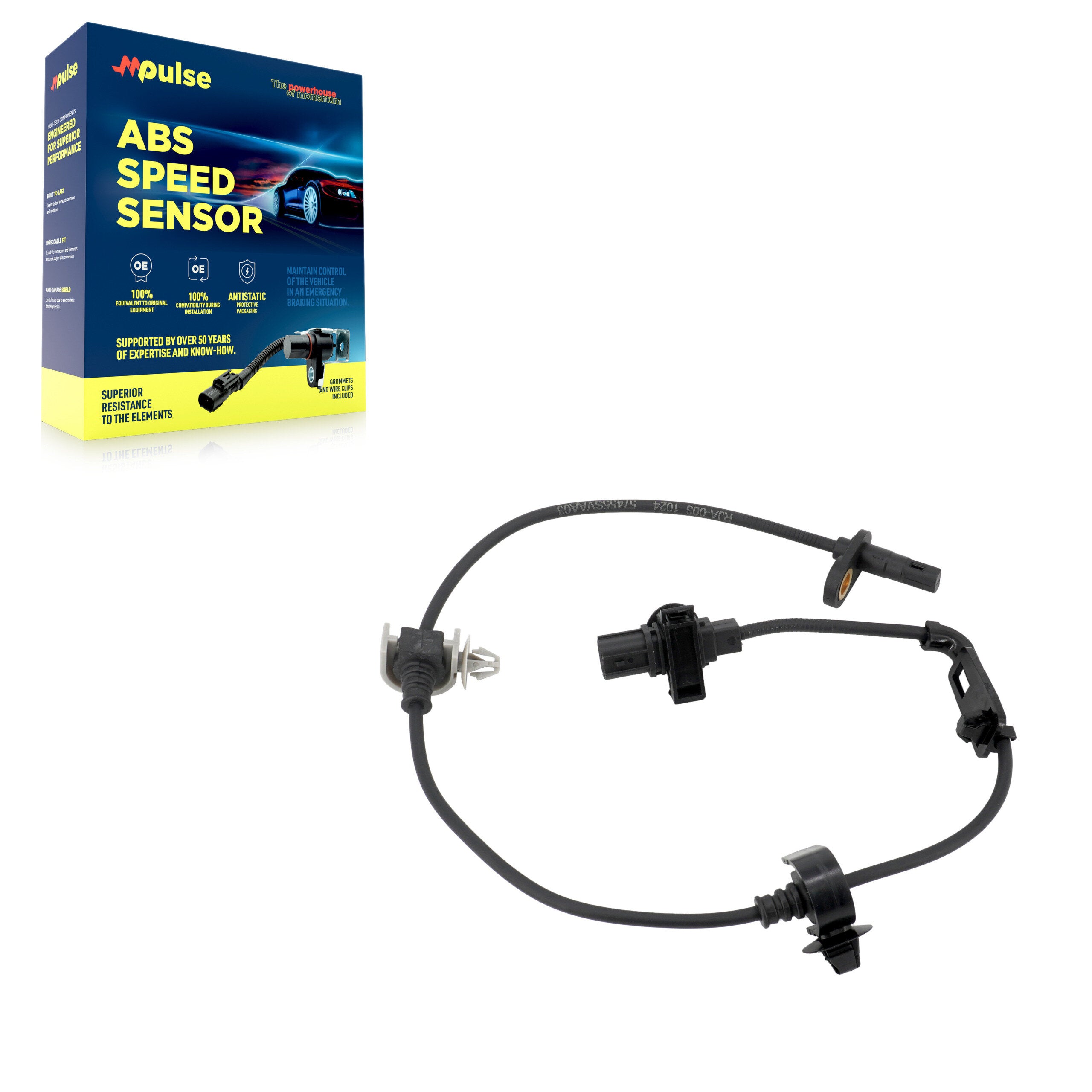 Mpulse SEN-2ABS1038 ABS Wheel Speed Sensor for 2006-2011 Honda Civic - Front Left
