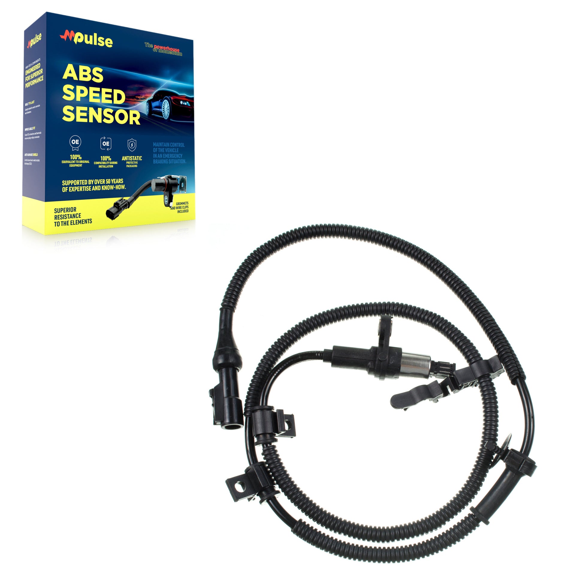 Mpulse SEN-2ABS1148 ABS Wheel Speed Sensor for 1999-2005 Ford Excursion, Ford F-250 Super Duty, Ford F-350 Super Duty - Front Right