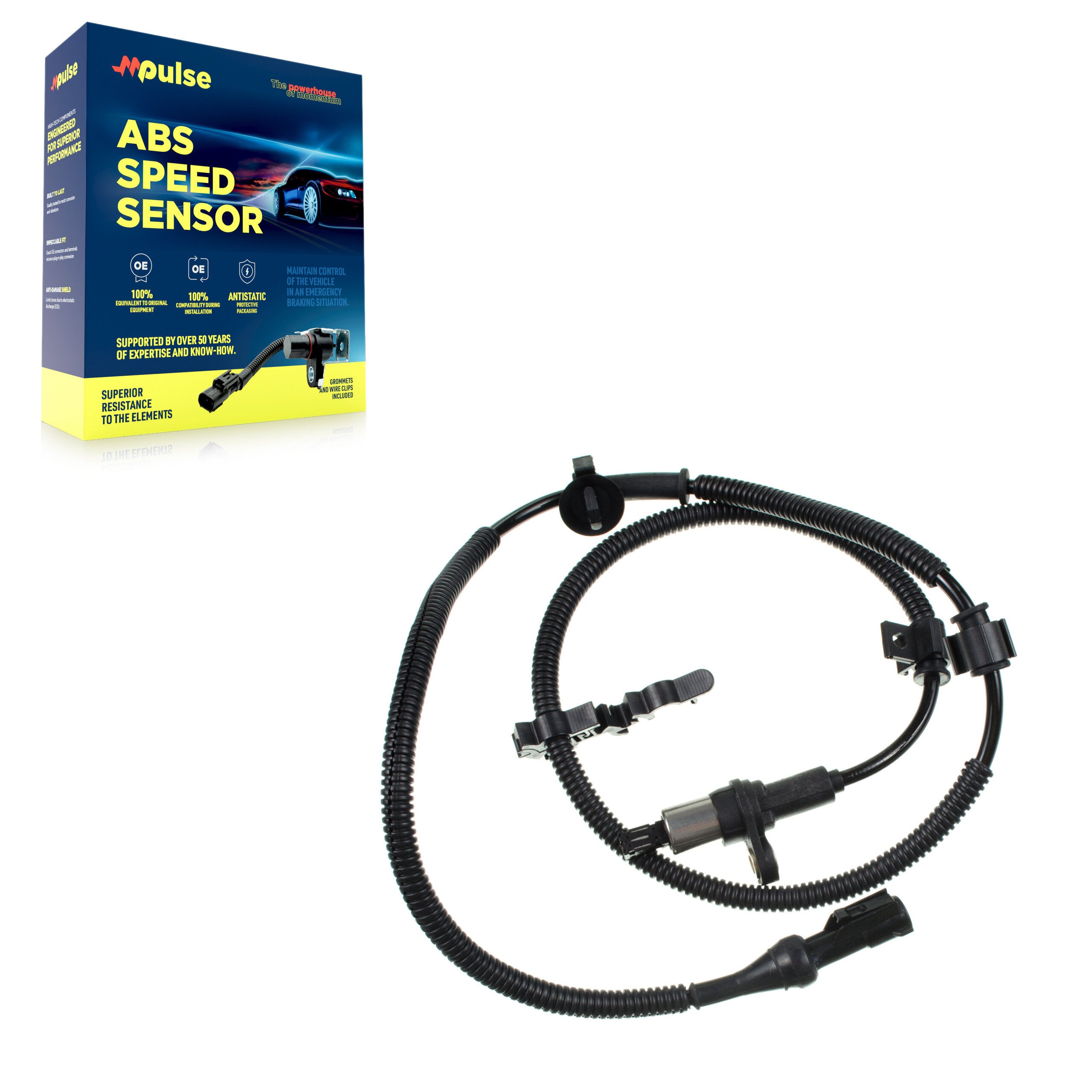 Mpulse SEN-2ABS1150 ABS Wheel Speed Sensor for 1999-2005 Ford Excursion, Ford F-250 Super Duty, Ford F-350 Super Duty - Front Left