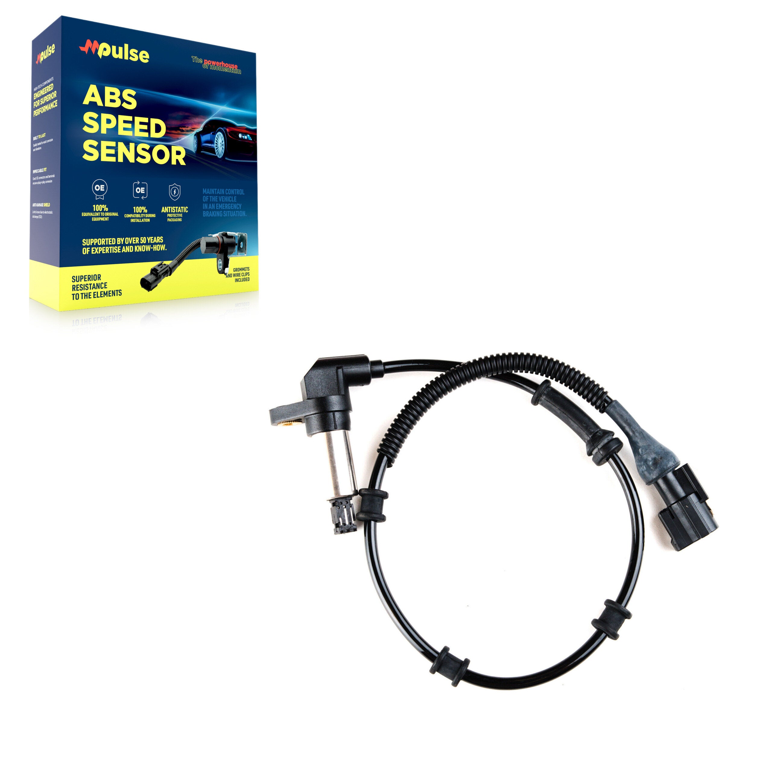 Mpulse SEN-2ABS1228 ABS Wheel Speed Sensor for 1999-2006 Ford E-150, Ford E-150 Club Wagon, Ford E-150 Econoline - Front Left