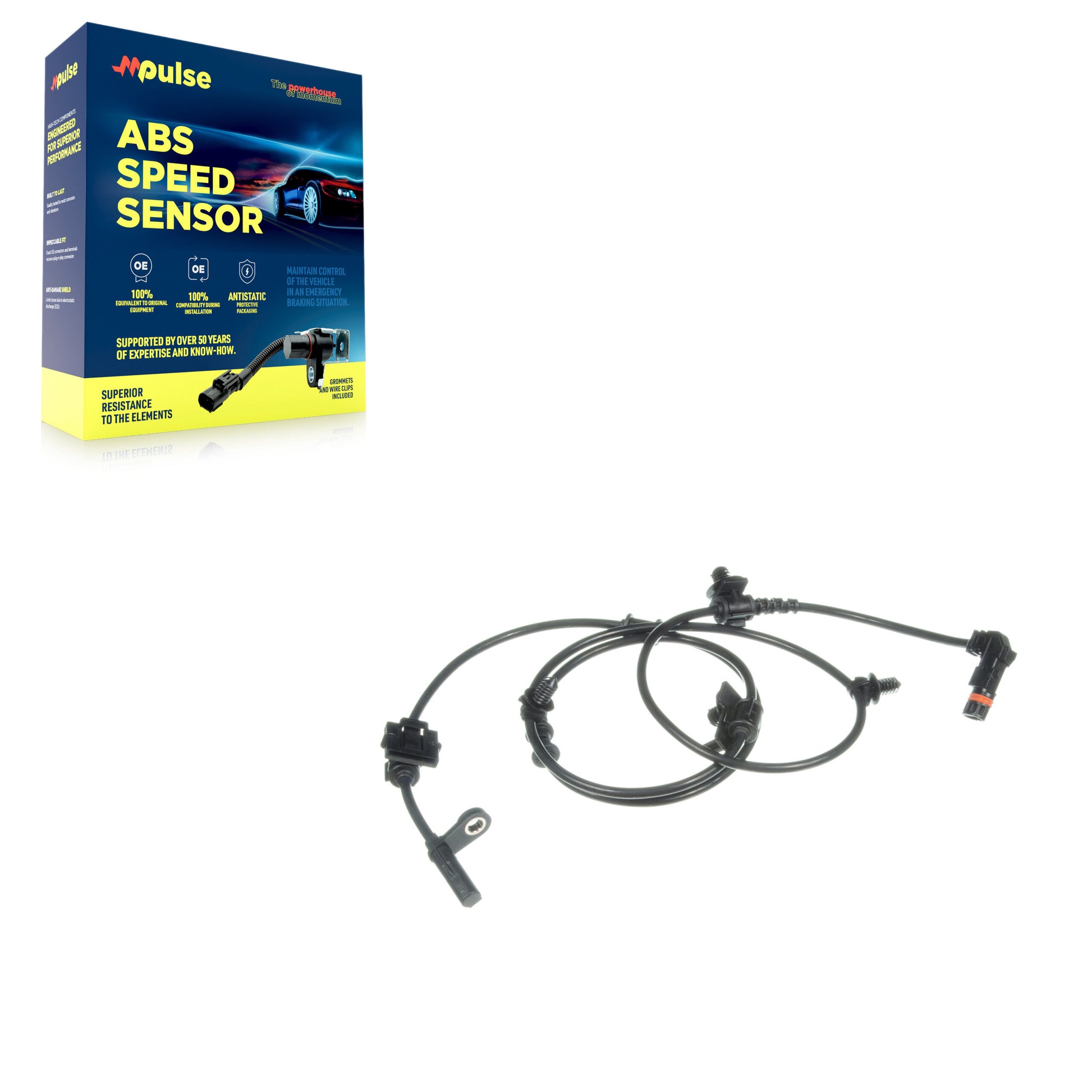 Mpulse SEN-2ABS1247 ABS Wheel Speed Sensor for 2005-2010 Dodge Charger, Dodge Challenger, Dodge Magnum - Rear Left