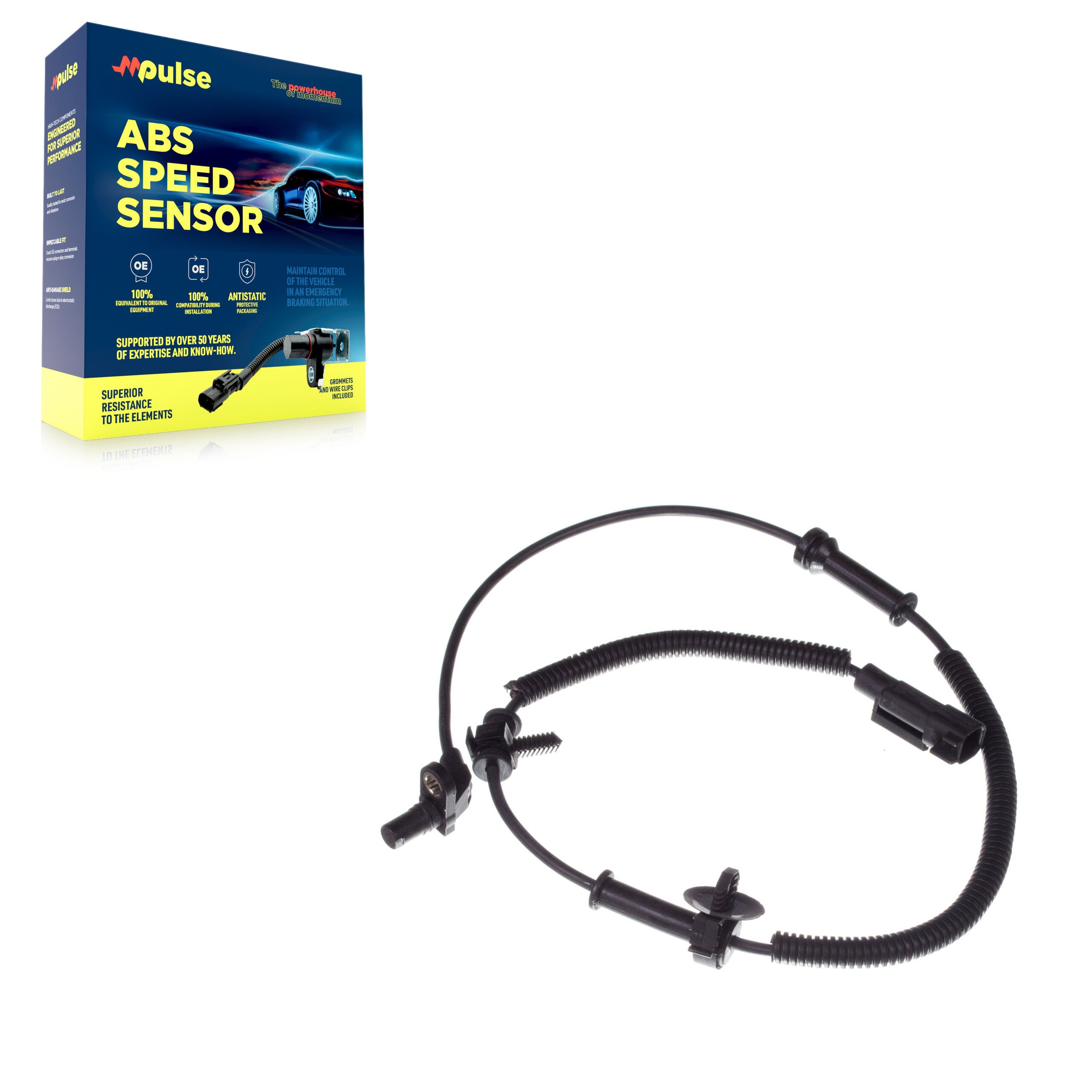 Mpulse SEN-2ABS1259 ABS Wheel Speed Sensor for 2006-2009 Dodge Ram 1500 - Front