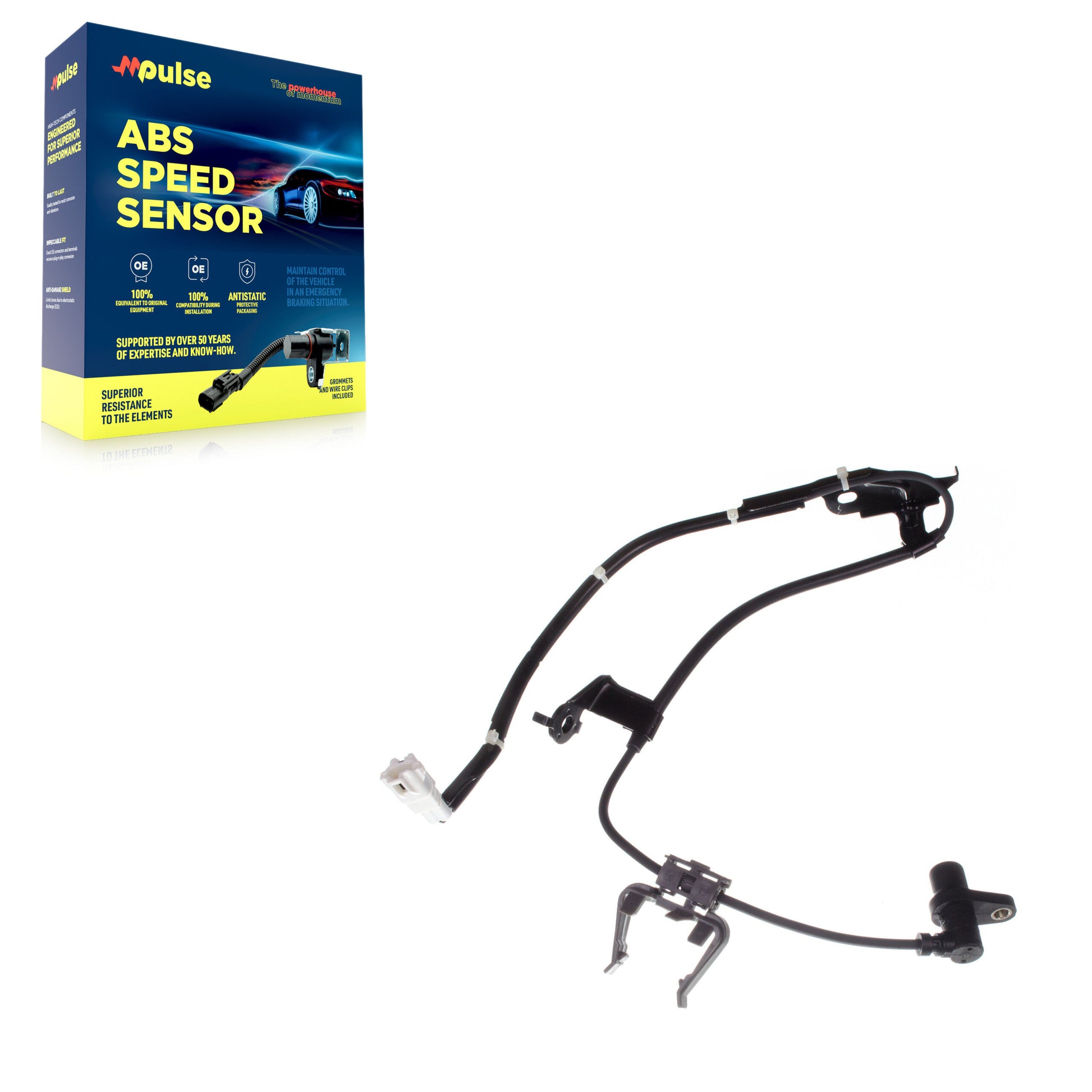 Mpulse SEN-2ABS1301 ABS Wheel Speed Sensor for 2003-2009 Lexus RX350, Toyota Highlander, Lexus RX400h - Front Right