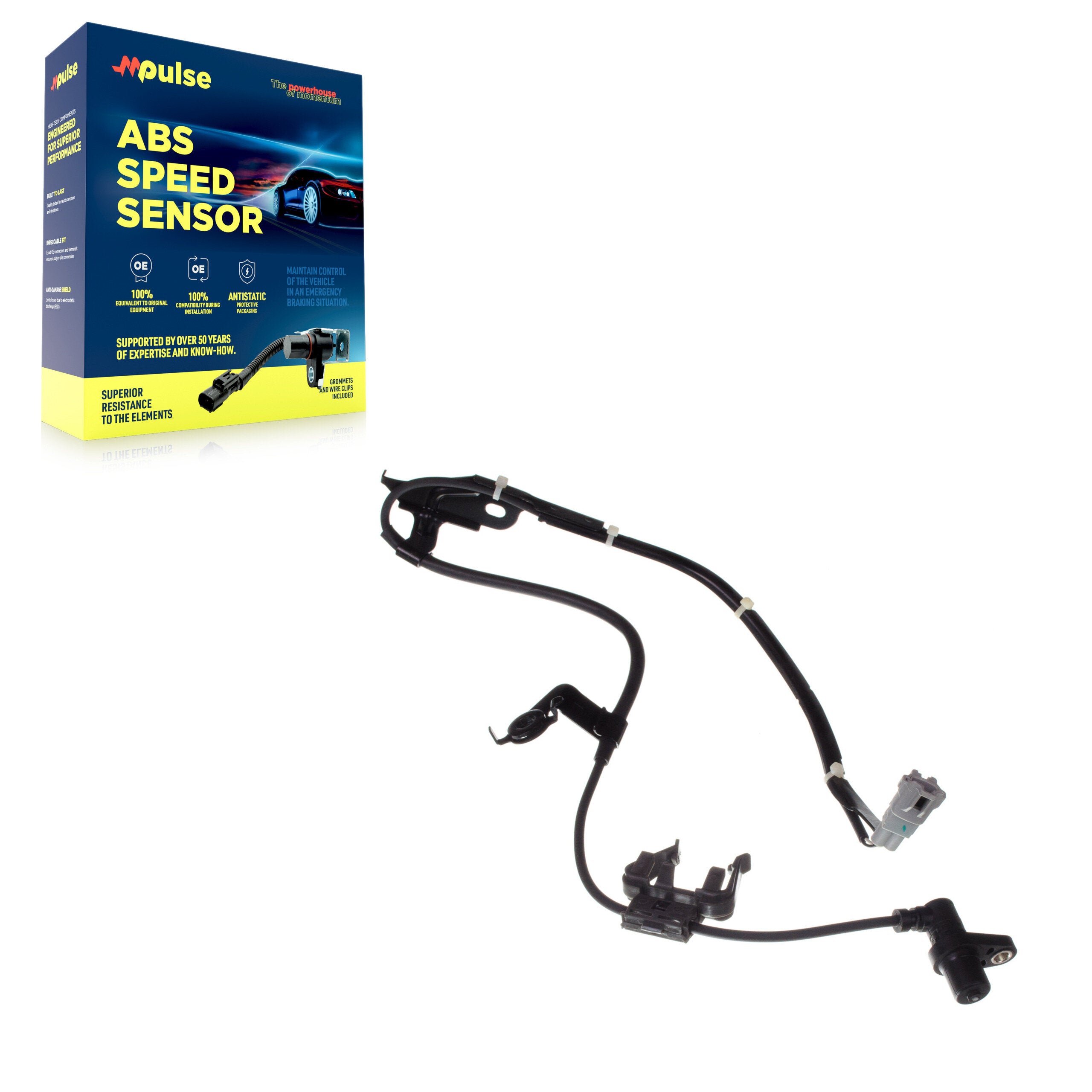 Mpulse SEN-2ABS1303 ABS Wheel Speed Sensor for 2003-2009 Lexus RX350, Toyota Highlander, Lexus RX400h - Front Left