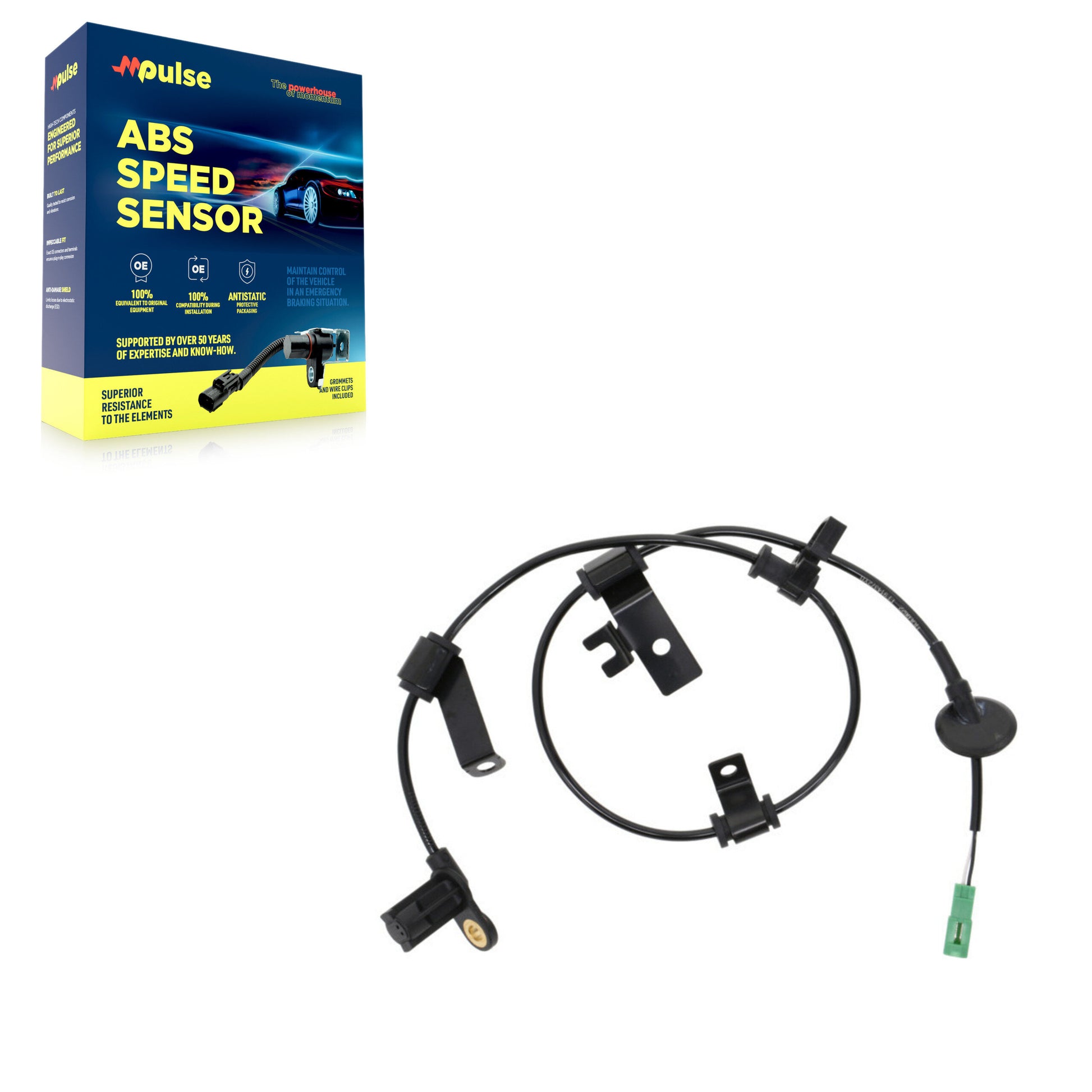 Mpulse SEN-2ABS1318 ABS Wheel Speed Sensor for 2004-2009 Mazda Tribute, Mercury Mariner, Ford Escape - Rear Left
