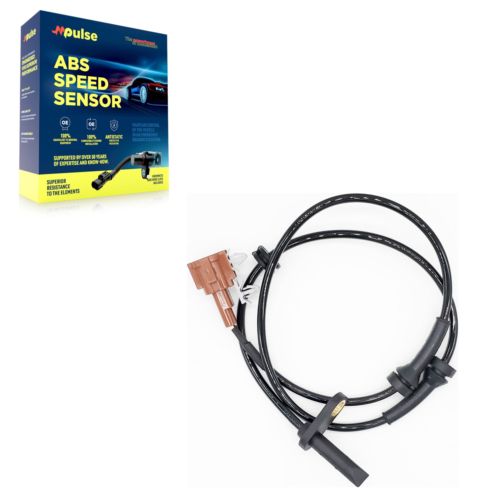Mpulse SEN-2ABS1365 ABS Wheel Speed Sensor for 2005-2015 Nissan Xterra - Rear Left