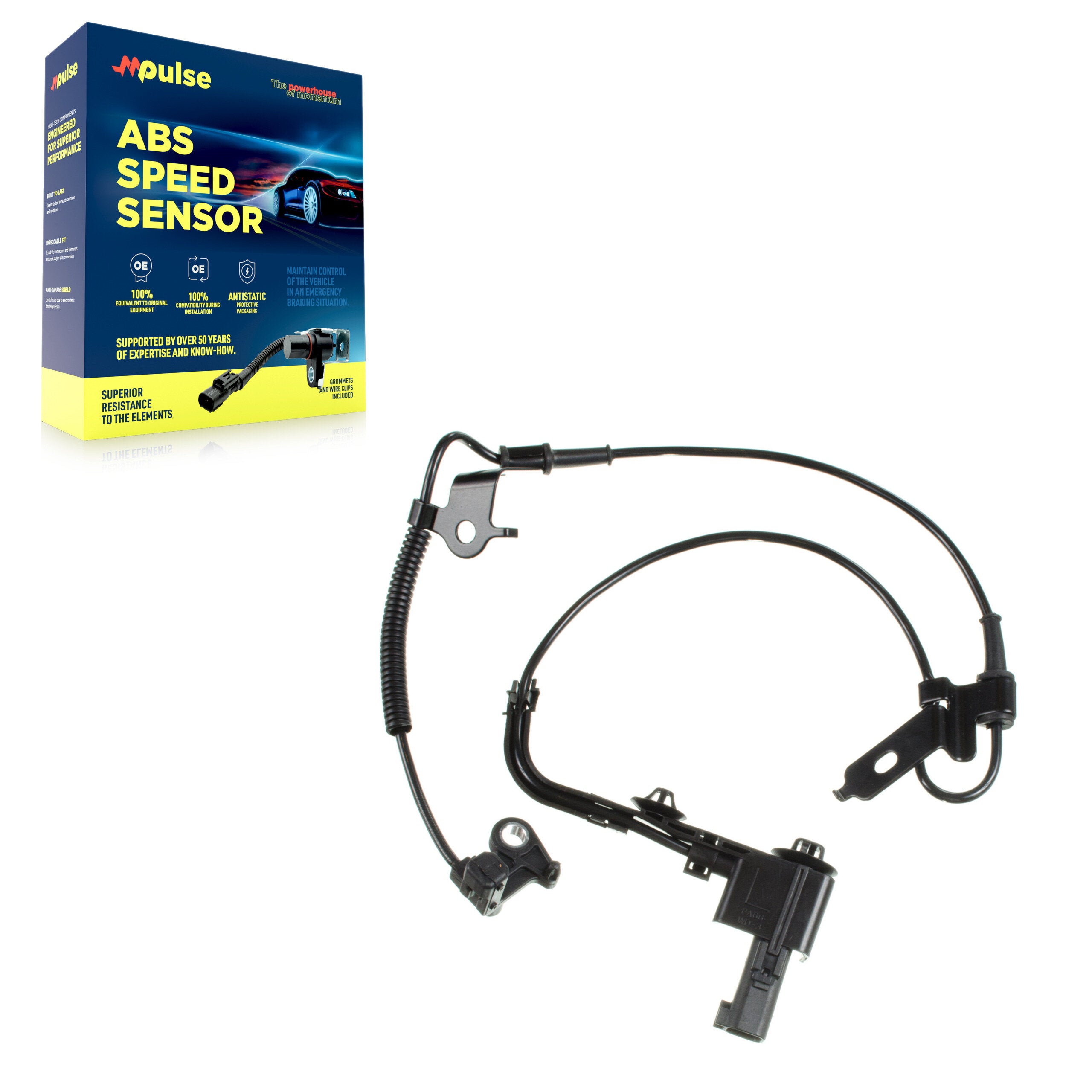 Mpulse SEN-2ABS1419 ABS Wheel Speed Sensor for 2006-2012 Lincoln MKZ, Ford Fusion, Mercury Milan - Front Left