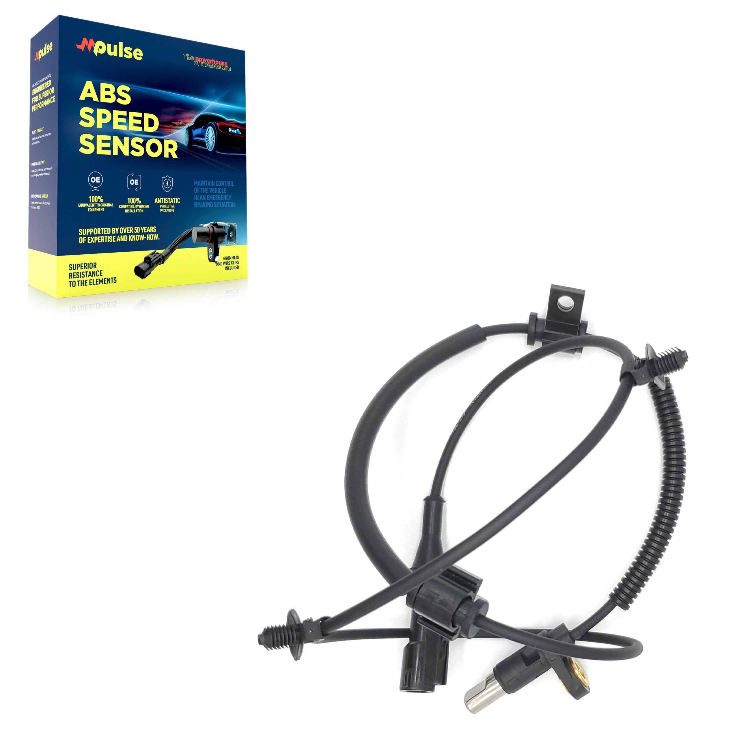 Mpulse SEN-2ABS1421 ABS Wheel Speed Sensor for 2008-2010 Ford F-250 Super Duty, Ford F-350 Super Duty - Front