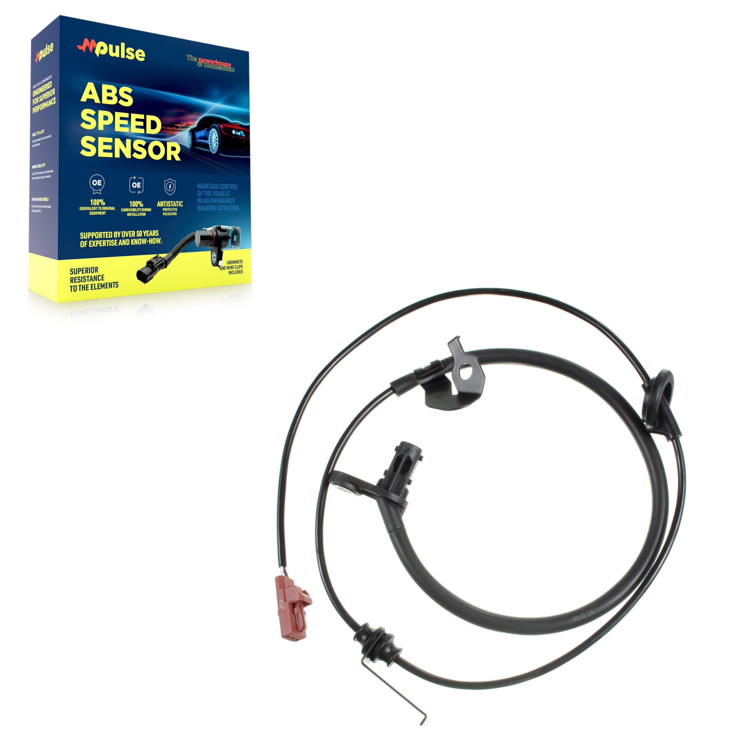 Mpulse SEN-2ABS1422 ABS Wheel Speed Sensor for 2007-2012 Ford Fusion, Mercury Milan, Lincoln MKZ - Rear Right