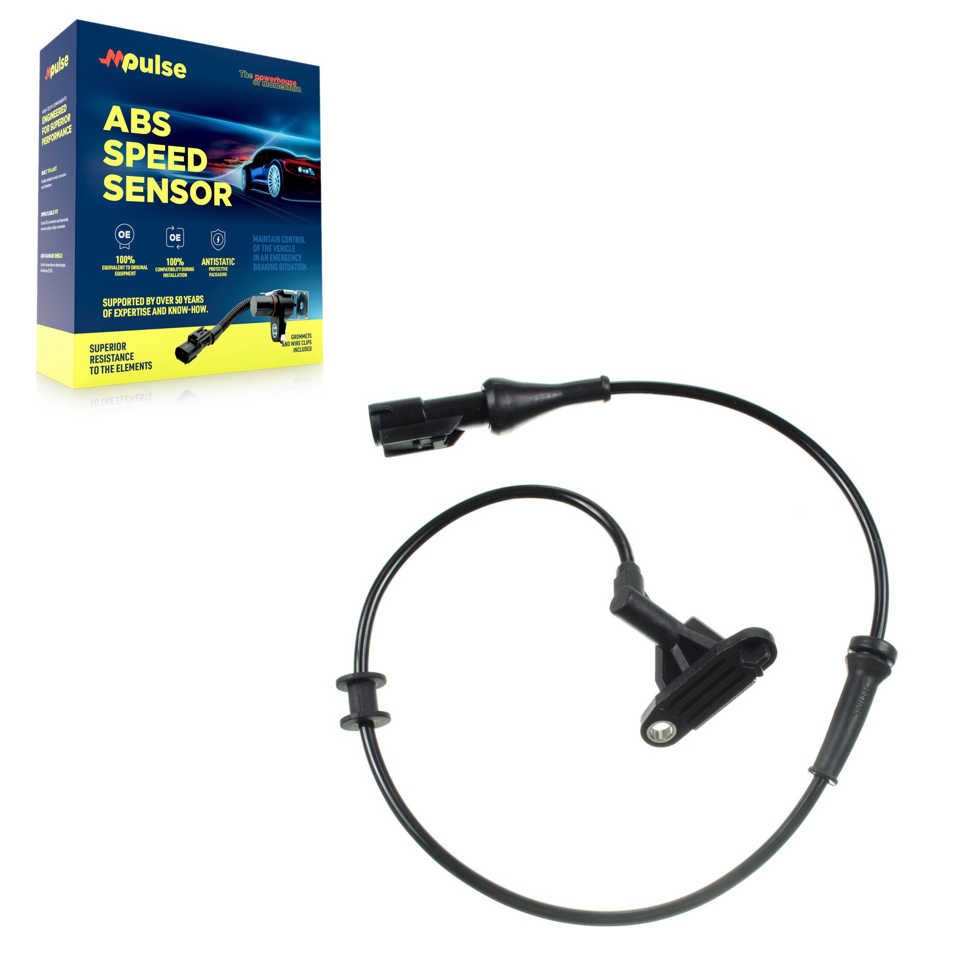 Mpulse SEN-2ABS1430 ABS Wheel Speed Sensor for 2006-2010 Ford Explorer Sport Trac, Ford Explorer, Mercury Mountaineer - Rear Left