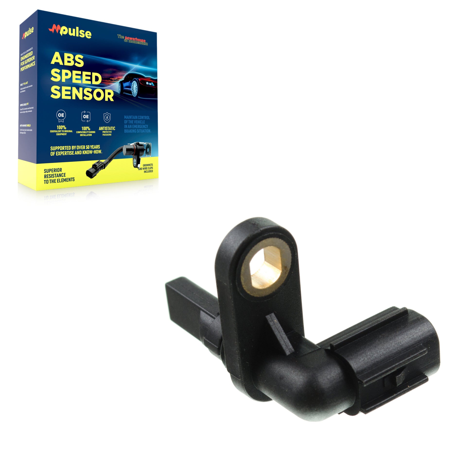 Mpulse SEN-2ABS1445 ABS Wheel Speed Sensor for 2007-2017 Toyota Tundra, Toyota Sequoia - Rear Left, Front Left