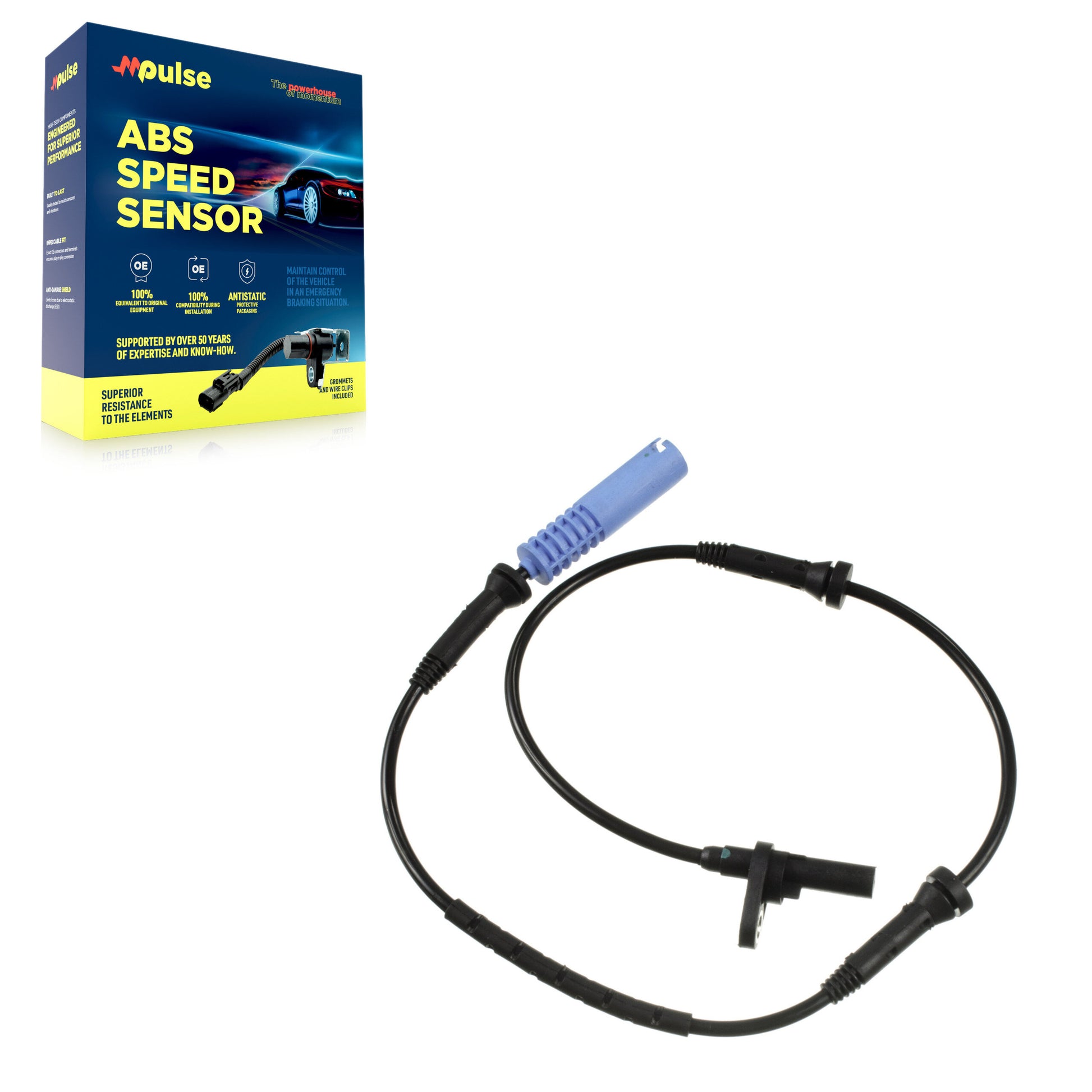 Mpulse SEN-2ABS1516 ABS Wheel Speed Sensor for 2006-2010 BMW 528i xDrive, BMW 535i xDrive, BMW 528xi - Front